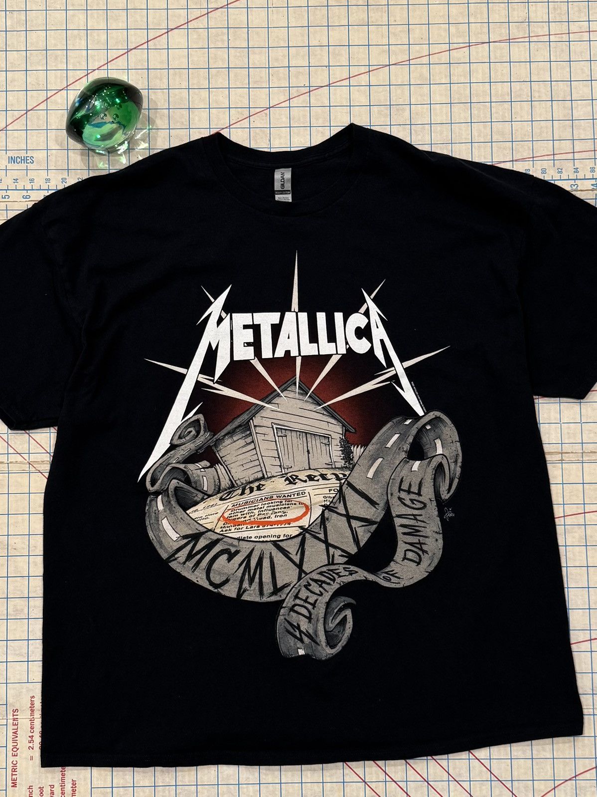 Metallica Metallica 40 Years 4 Decades of Damage Tee Black Size XXL Size US XXL / EU 58 / 5 - 3 Thumbnail