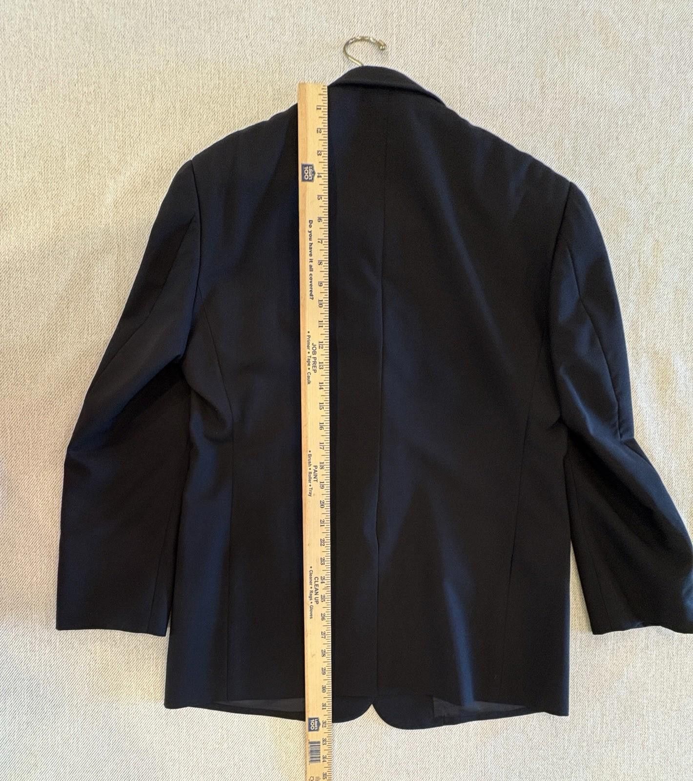 Brooks Brothers Brooks Brothers BrooksCool Black Noir Blazer Jacket 43R Size 44R - 4 Thumbnail