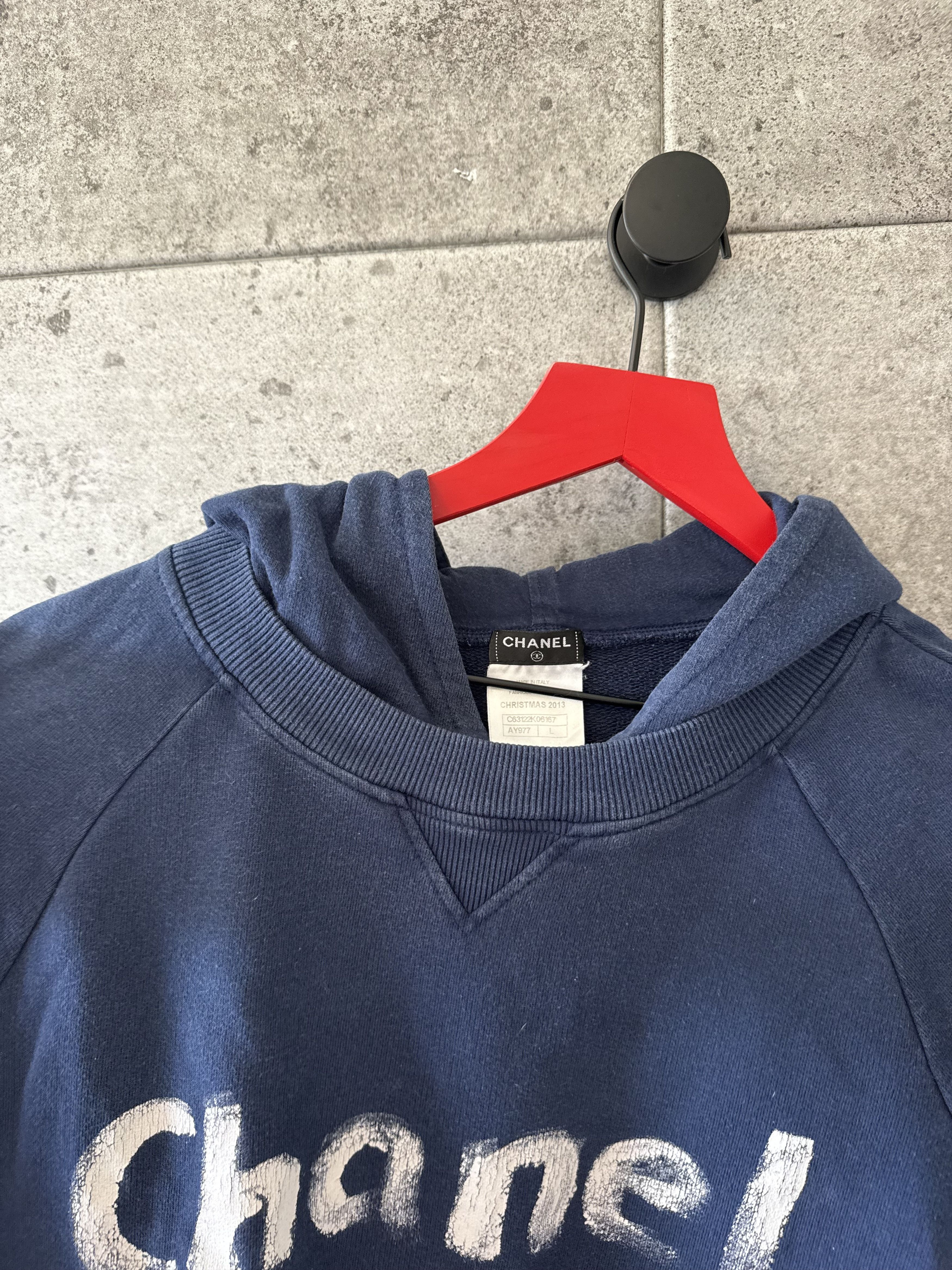 Chanel Chanel fw 13 paint double c hoodie Size US M / EU 48-50 / 2 - 6 Thumbnail