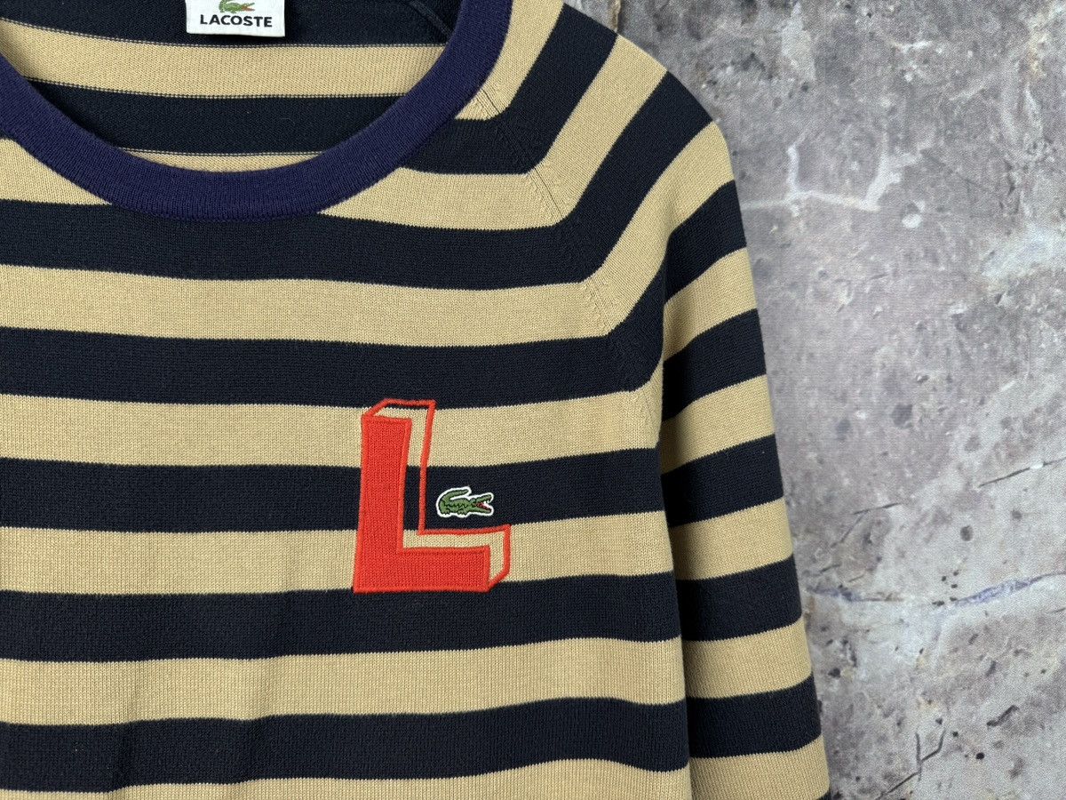 Burberry Men’s Lacoste Sweatshirt Stripes Pullover Size 5 ( Large ) Size US L / EU 52-54 / 3 - 4 Thumbnail
