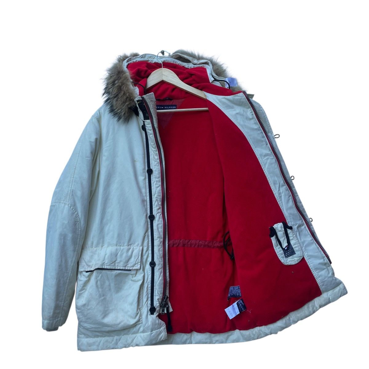 Designer × Tommy Hilfiger × Vintage 💥Vintage Tommy Hilfiger Puffer Down Parka Jacket Size US S / EU 44-46 / 1 - 3 Thumbnail