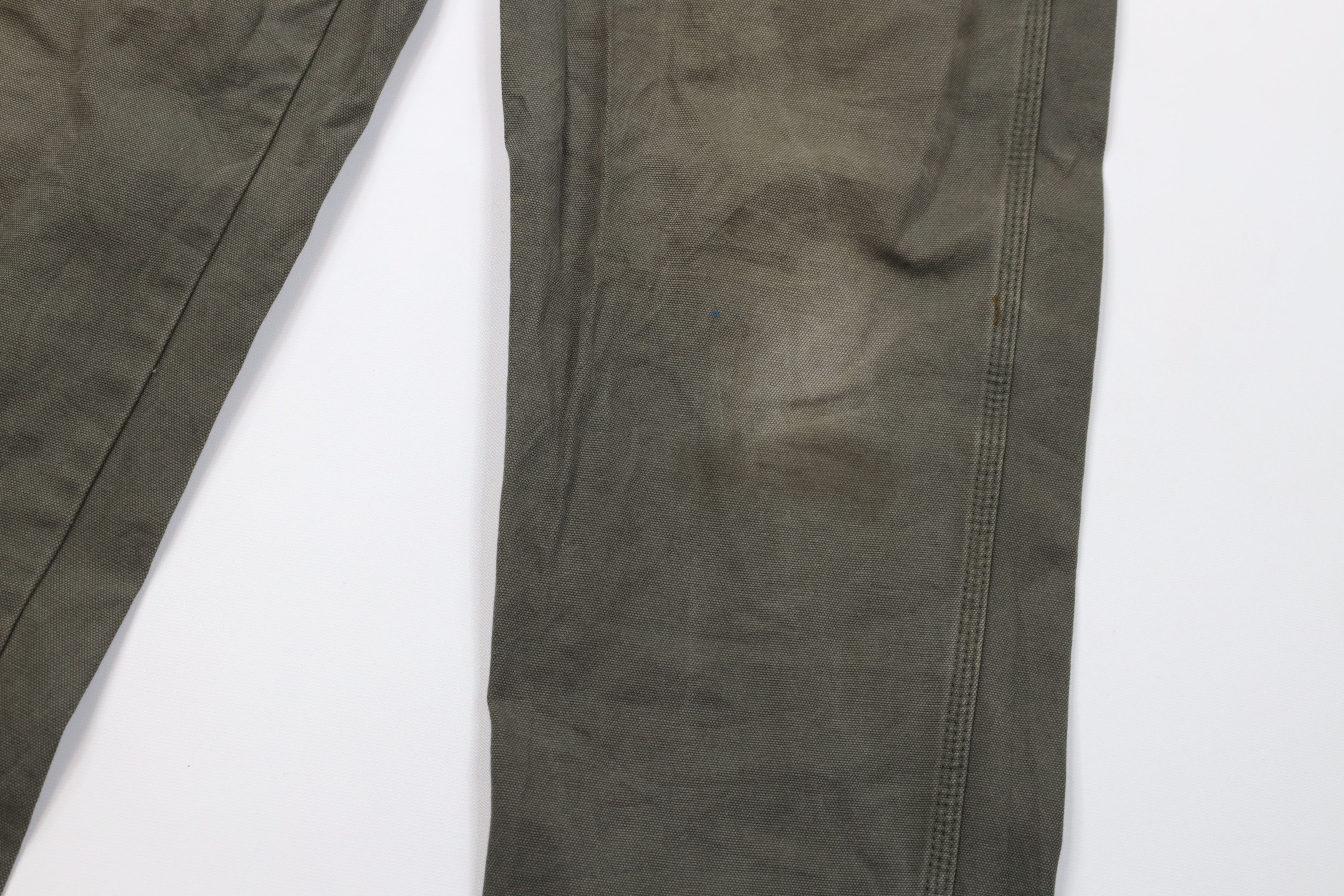 Dickies Vintage Y2K Dickies Canvas Dungaree Pants Workwear Green Size US 33 - 6 Thumbnail