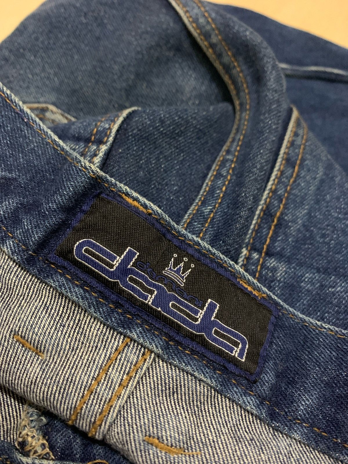 20471120 × Hysteric Glamour × Japanese Brand Vintage Y2k Damani Dada Baggy Denim Jeans Size US 32 / EU 48 - 10 Thumbnail