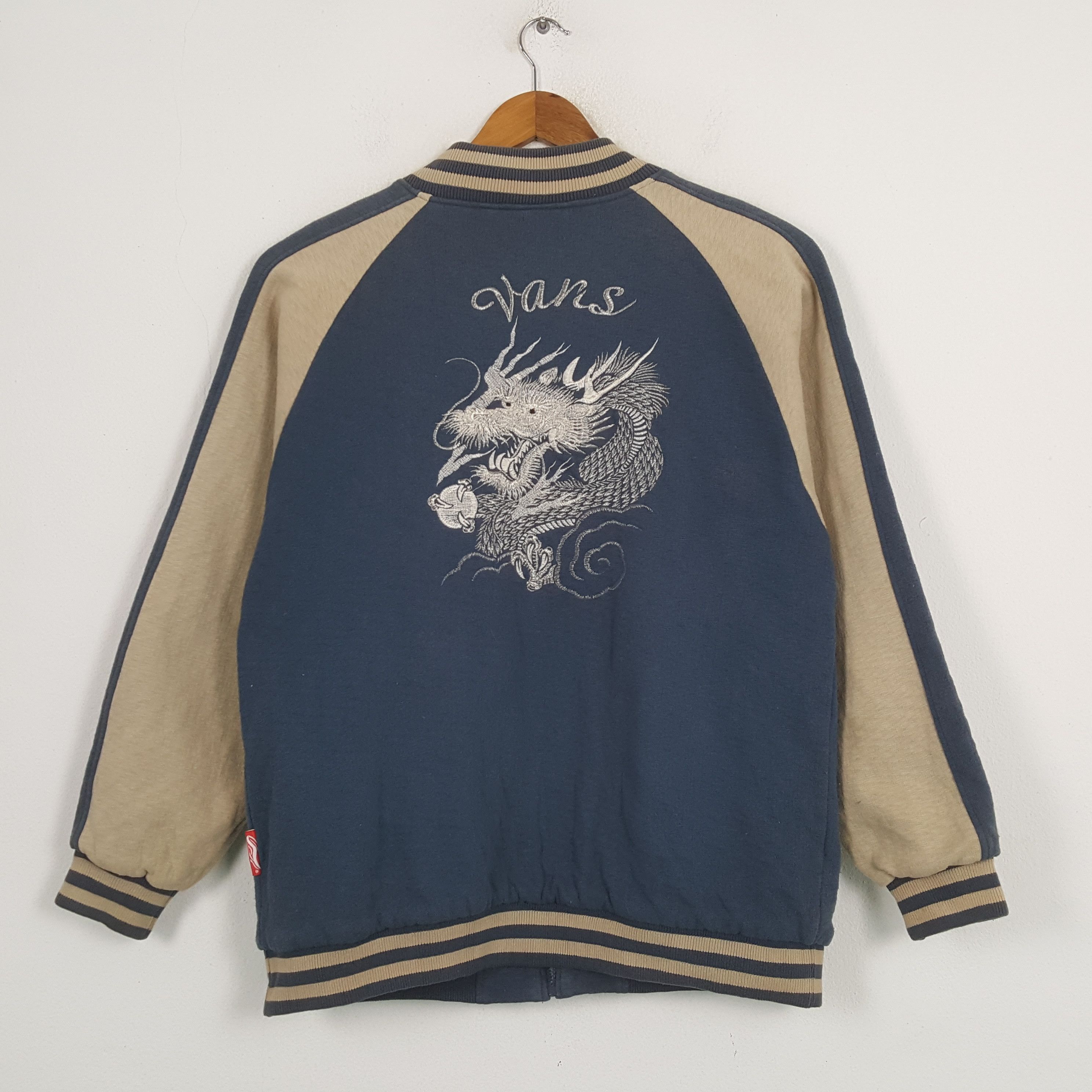 Designer × Vans × Vintage Vintage VANS DRAGON Skateboard Style Jacket C292N12 Size US L / EU 52-54 / 3 - 1 Thumbnail