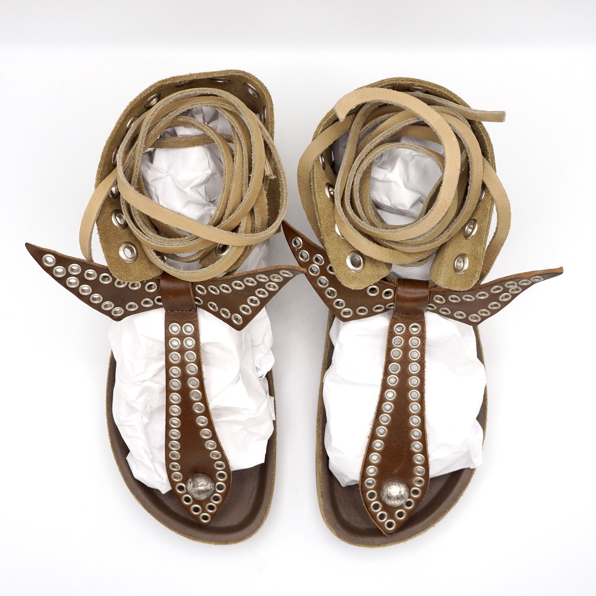 Isabel Marant Suede & Leather Tie-Up Size US 6 / IT 36 - 6 Thumbnail