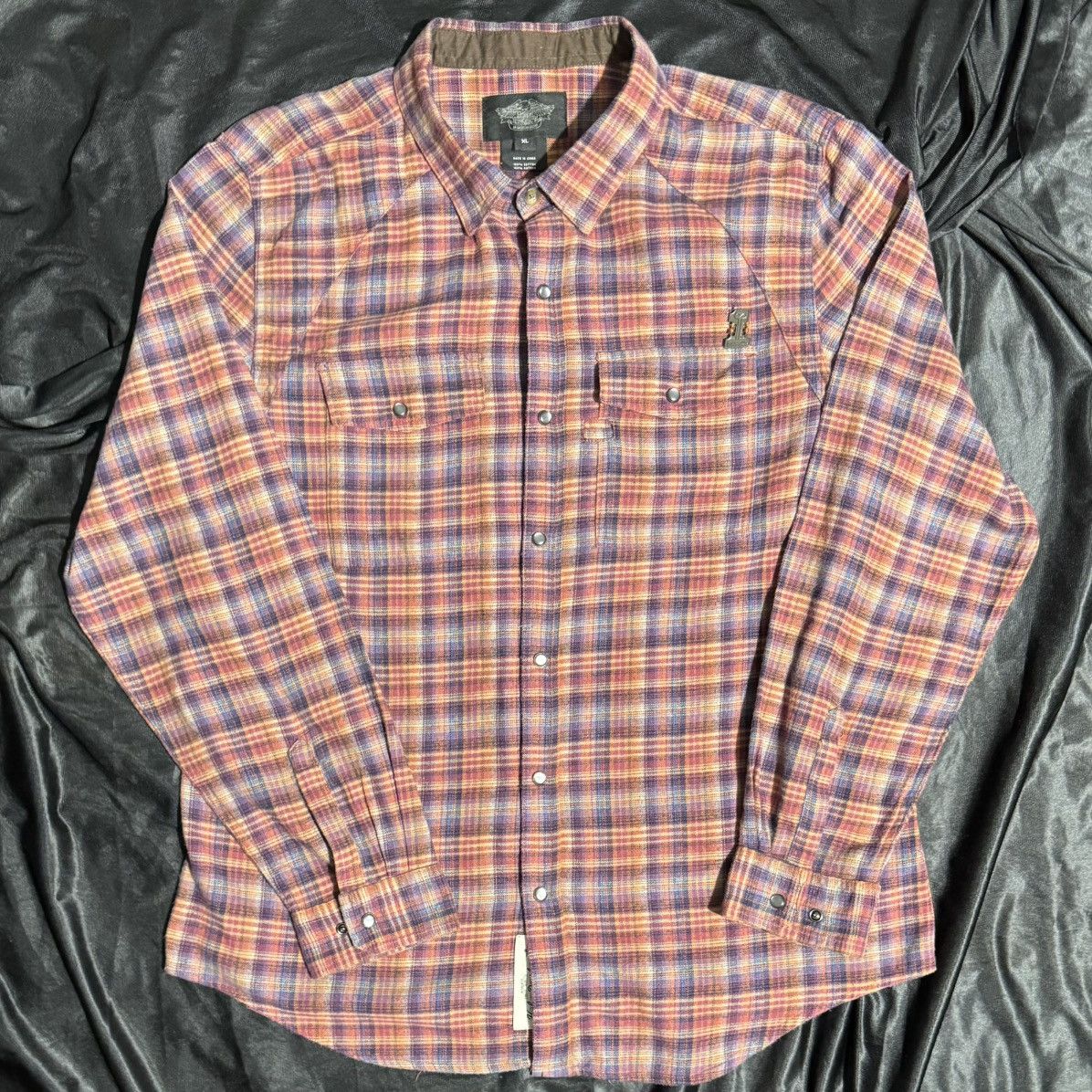 Harley Davidson Flannel shirt Harley Davidson Size US XL / EU 56 / 4 - 1 Thumbnail
