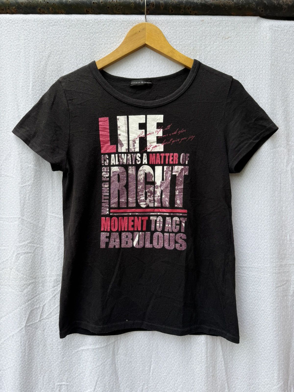 Hysteric Glamour Cookie House poem japanese style tee Size US XS / EU 42 / 0 - 1 Thumbnail