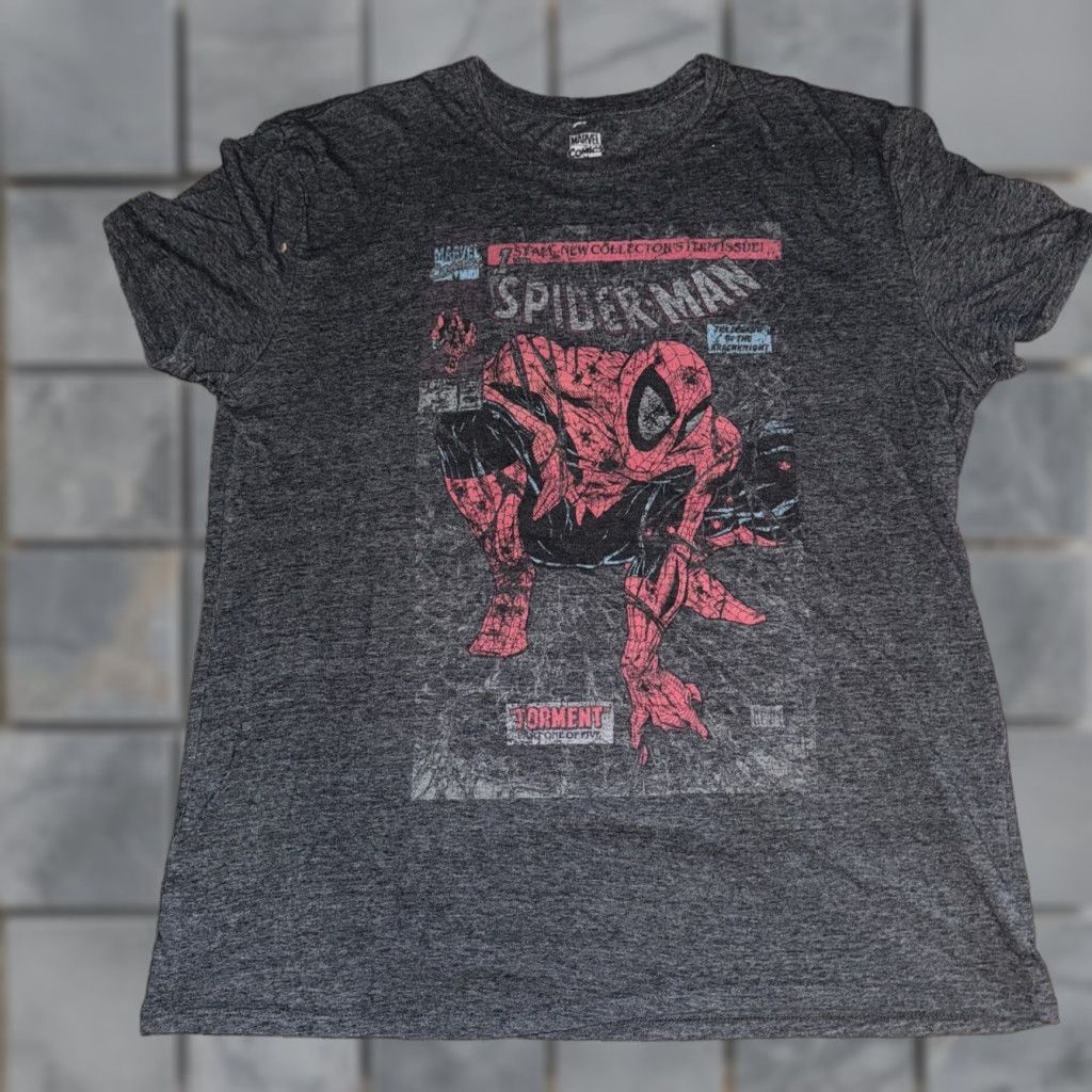 Vintage Marvel Spider-Man T-Shirt Grey XL User: Marvel Spider-Man T-Shirt Grey XL Size US XL / EU 56 / 4 - 1 Thumbnail