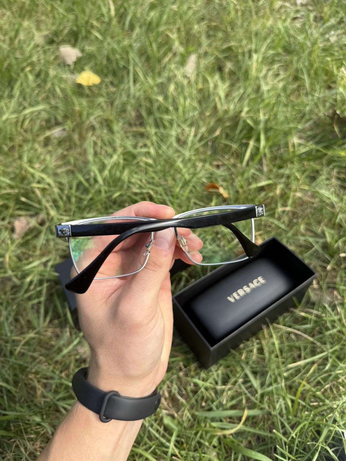 Versace new VERSACE eyeglasses black frame Size ONE SIZE - 5 Thumbnail