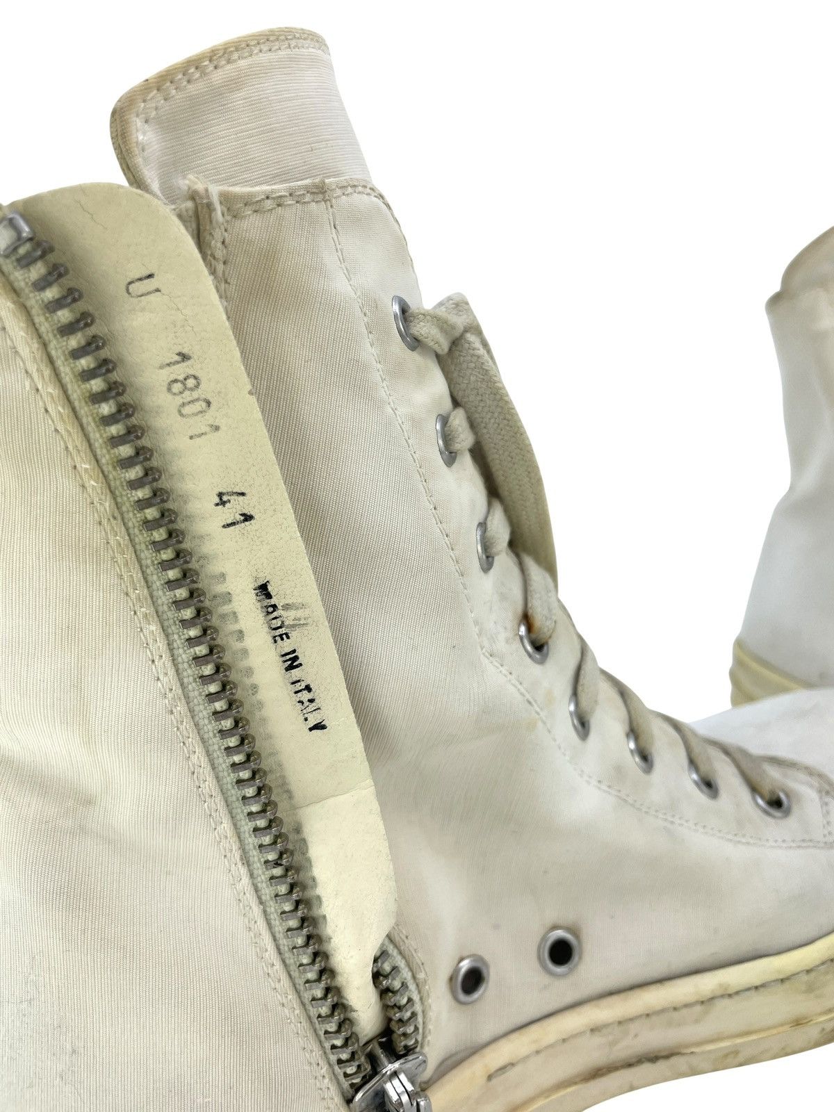 Rick Owens Rick Owens Vegan Drkshdw Ramones Triple White Size US 8 / EU 41 - 11 Thumbnail