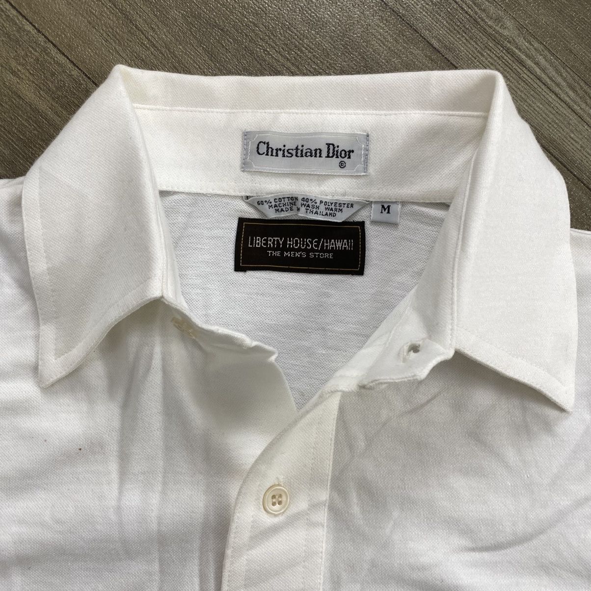 Christian Dior Monsieur Vintage Christian Dior Liberty House Hawaiian White Shirt Size US M / EU 48-50 / 2 - 4 Thumbnail