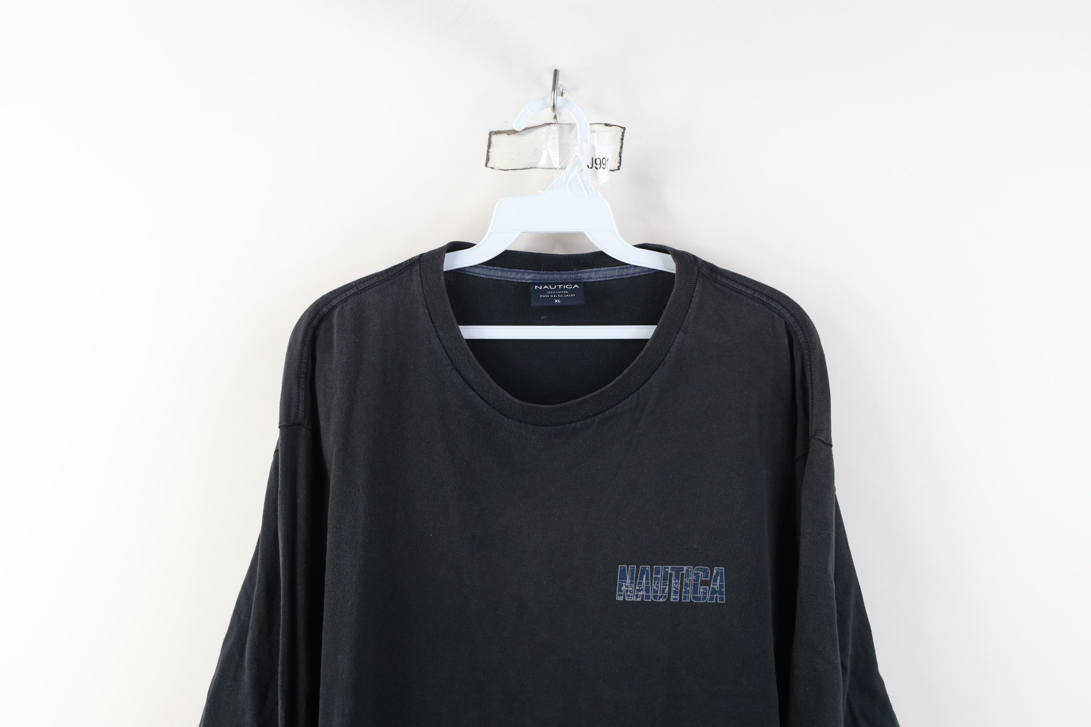 Nautica Vintage 90s Nautica Spell Out Sailing Long Sleeve T-Shirt Size US XL / EU 56 / 4 - 2 Thumbnail