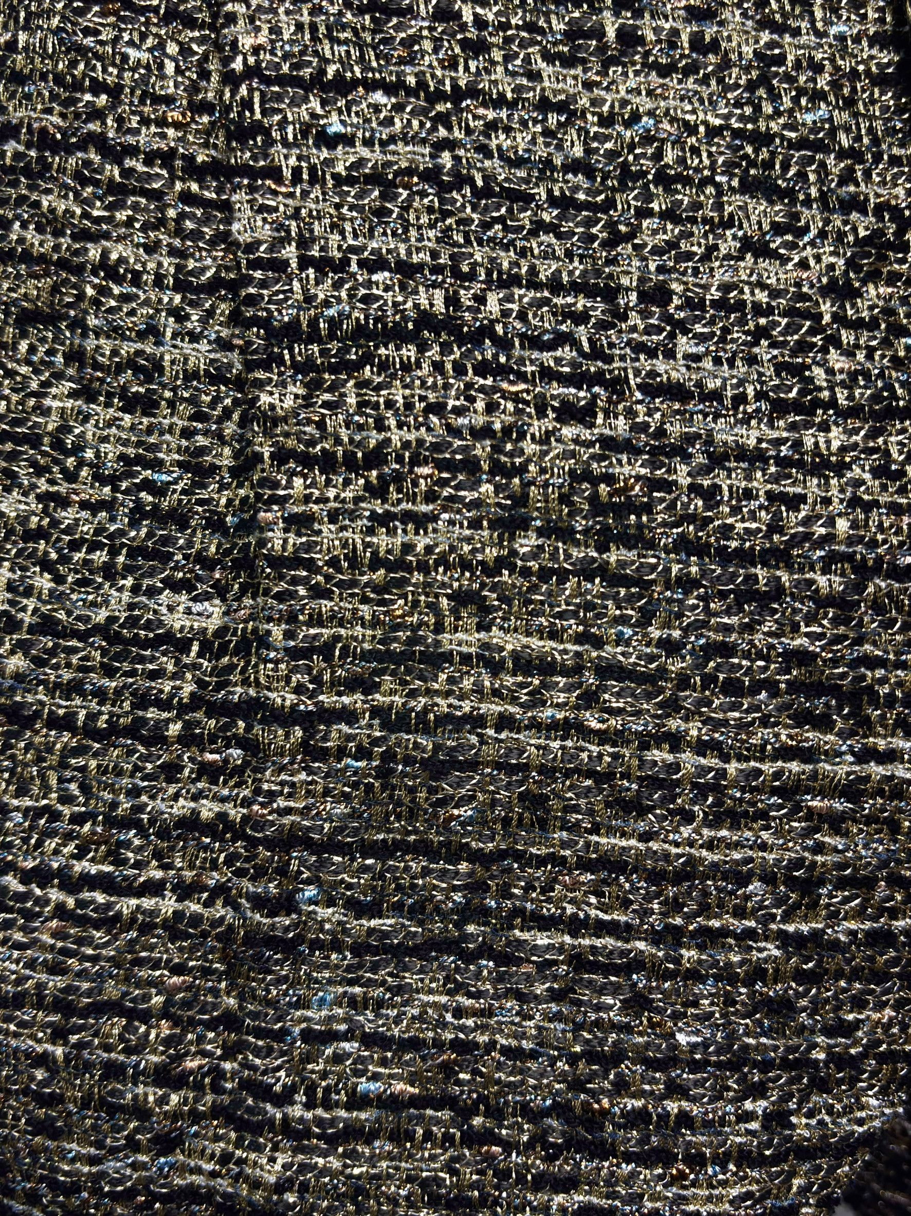 Chloe Chloé Gold & Black Tweed Shorts Size 26" / US 2 / IT 38 - 8 Thumbnail