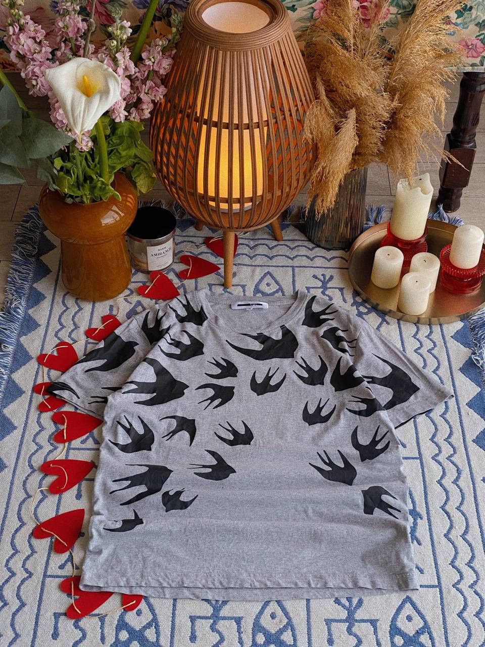 MCQ McQ Alexander McQueen T-Shirt Grey Seagulls Size US M / EU 48-50 / 2 - 1 Thumbnail