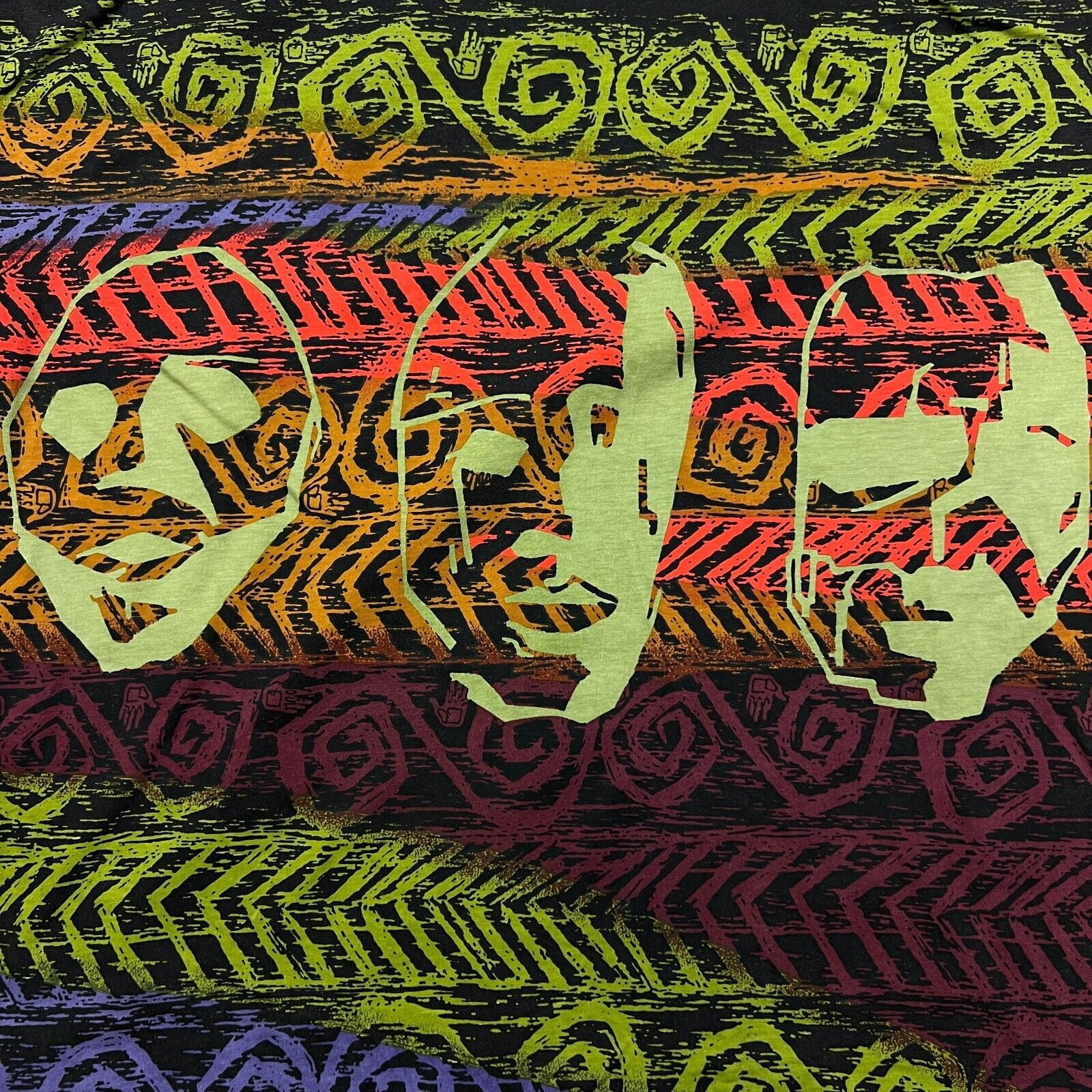 Body Glove × Vintage 1992 Body Glove Shirt AOP Tribal Mask Rare Short Sleeve Tee Size US XL / EU 56 / 4 - 2 Thumbnail