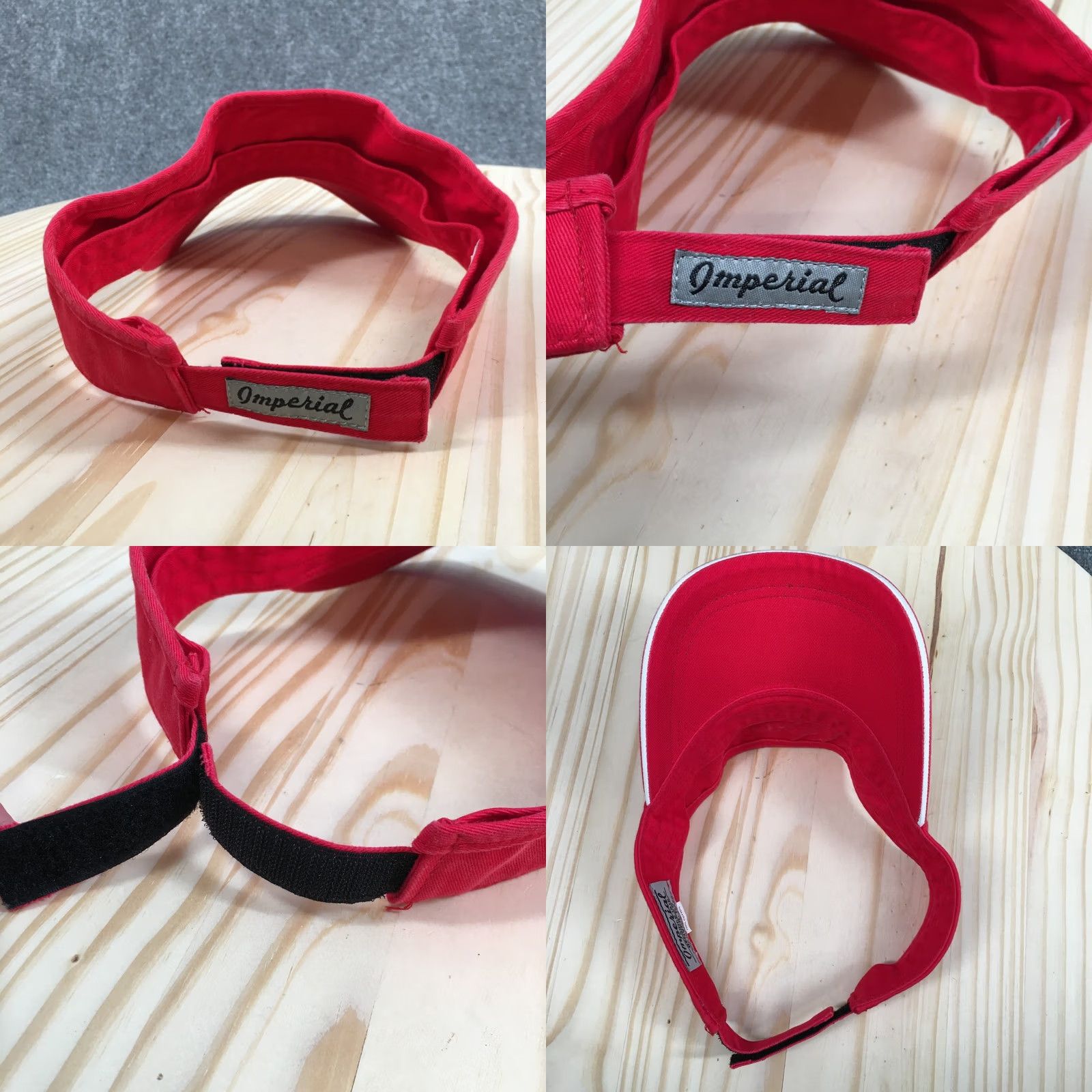 Logo 7 PGA Championship Visor Cap Hat Mens One Size Red Embroidered Logo Adjustable Size ONE SIZE - 8 Thumbnail