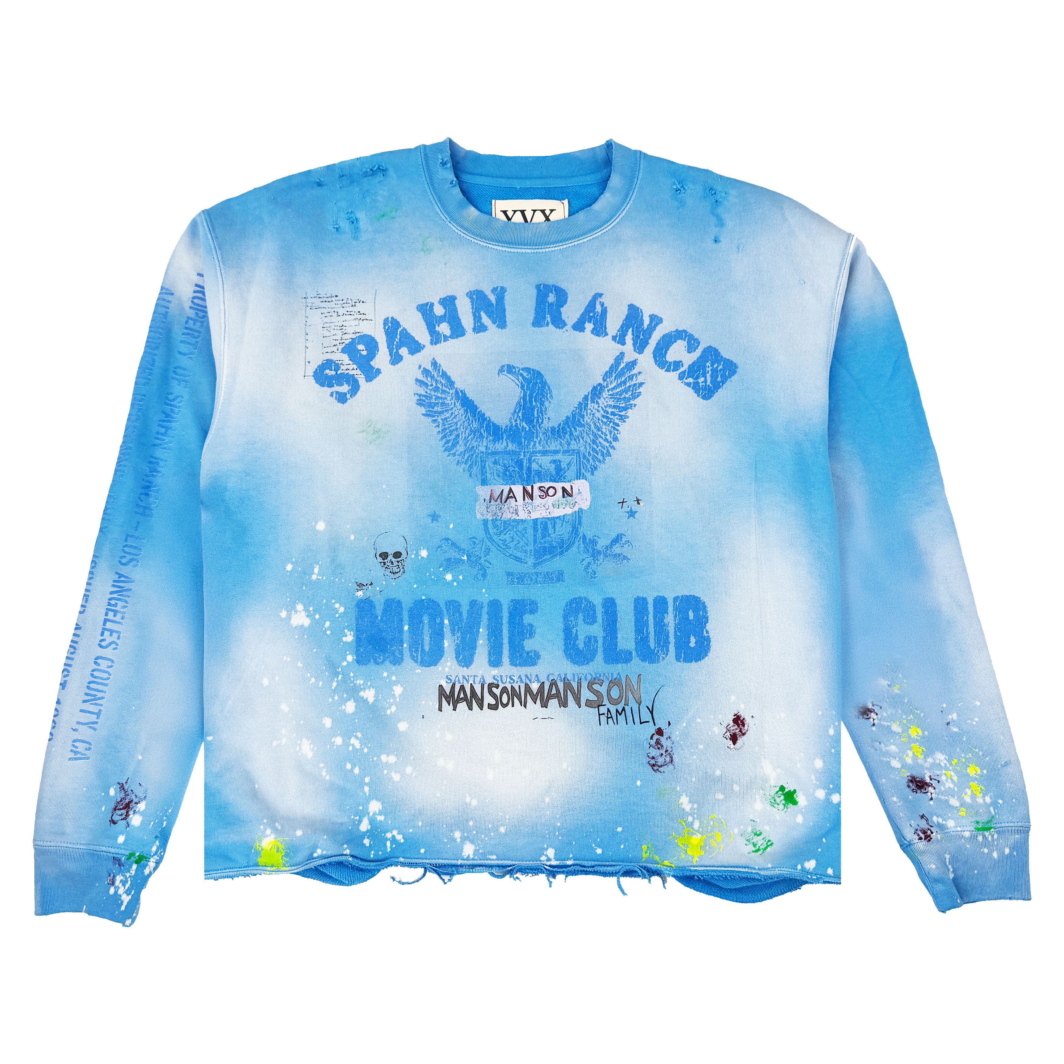 YVX YVX Workshop East Broadway Crewneck Blue Size US S / EU 44-46 / 1 - 1 Thumbnail