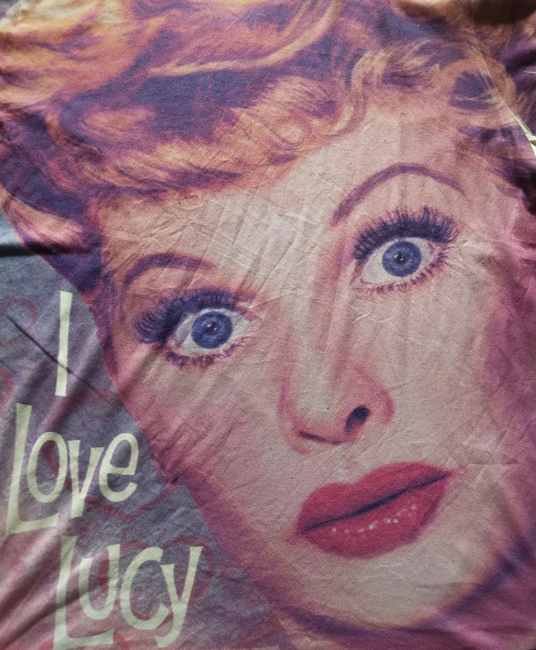 Vintage I Love Lucy All Over Print Movie Sitcom Tees Size US L / EU 52-54 / 3 - 2 Thumbnail