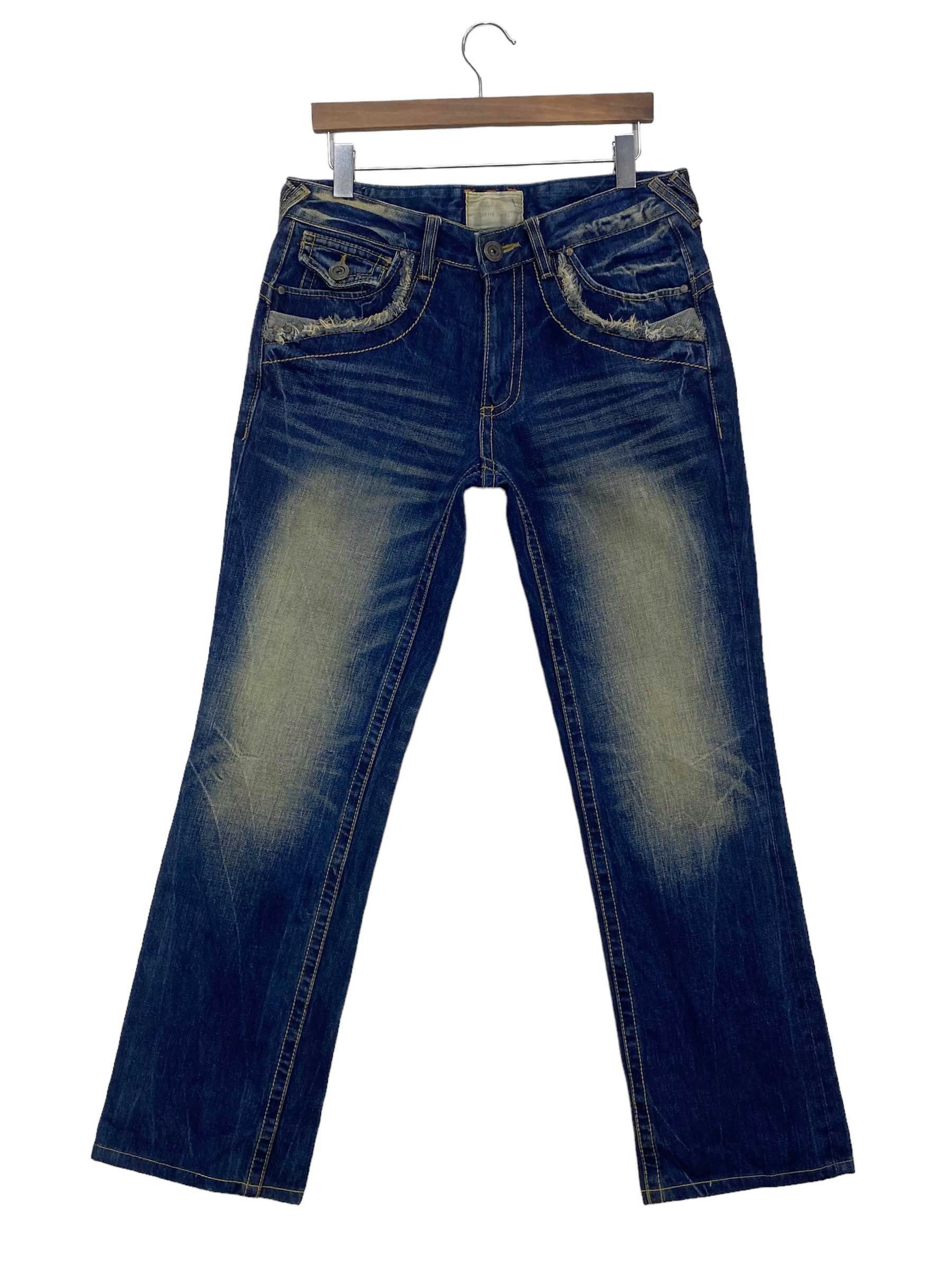 Japanese Brand Lolita Jeans Embellished Pants New Age Cowboys Size 31" - 2 Thumbnail