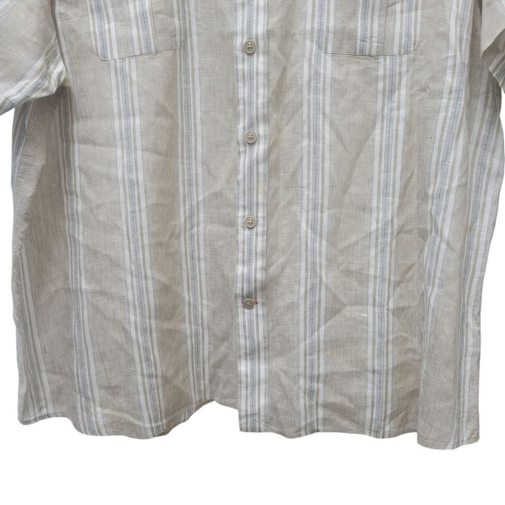 Daniel Cremieux Cremieux Collection 100% Linen Striped Size US XXL / EU 58 / 5 - 4 Thumbnail
