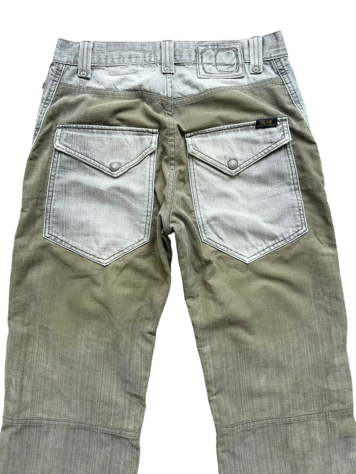 Beauty Beast × Japanese Brand Teddy Smith Patchwork Wide Corduroy Baggy Pants 31x33 Size US 31 - 5 Thumbnail