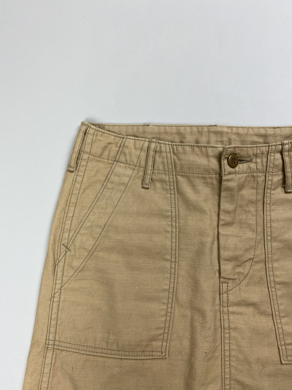 Japanese Brand × Orslow Orslow ladies canvas workwear Back Buckle skirt size 1 Size 26" / US 2 / IT 38 - 10 Thumbnail
