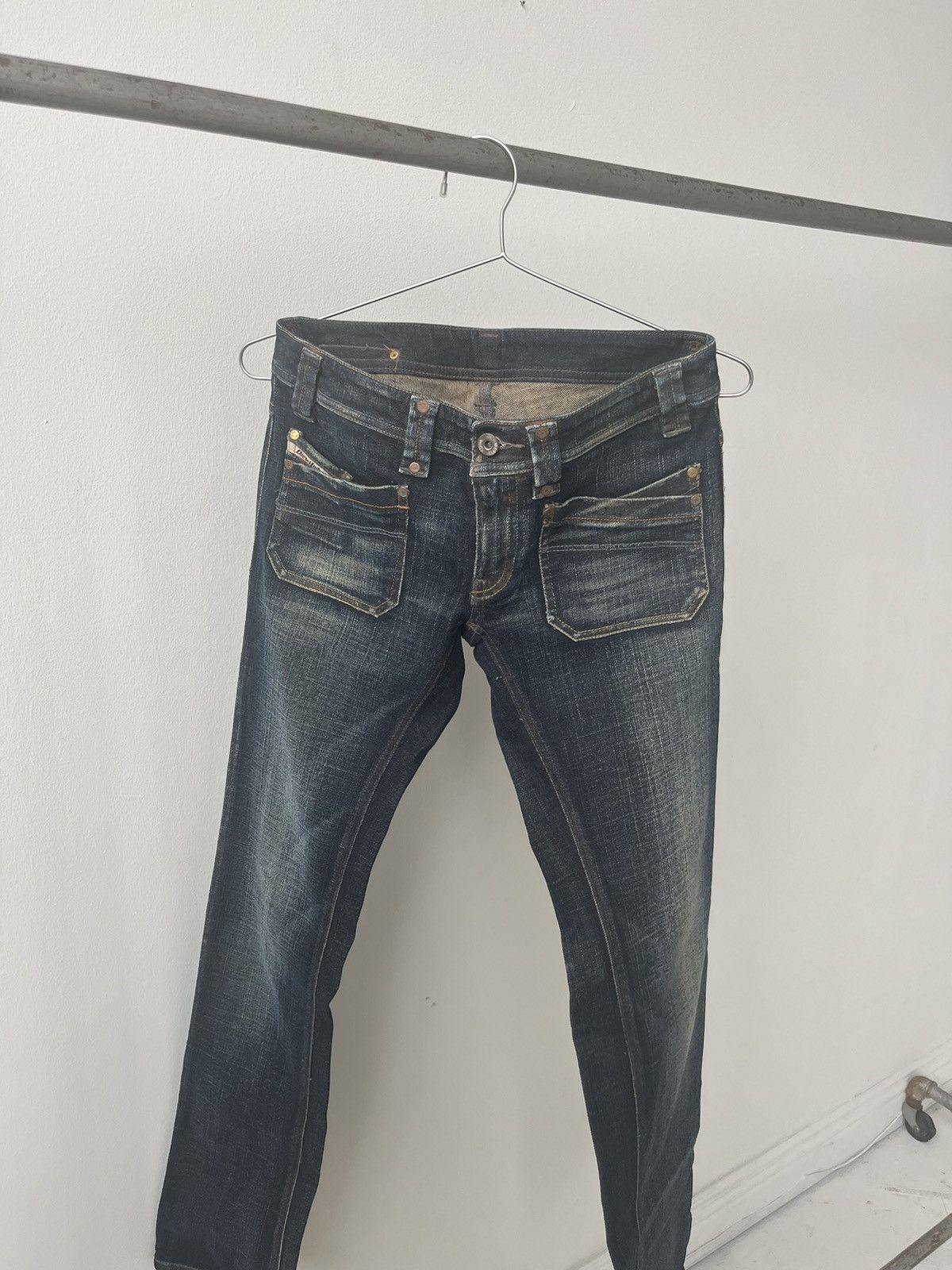 Diesel VINTAGE LOWRISE RUST DIESEL DENIM JEANS Size US 28 / EU 44 - 2 Thumbnail