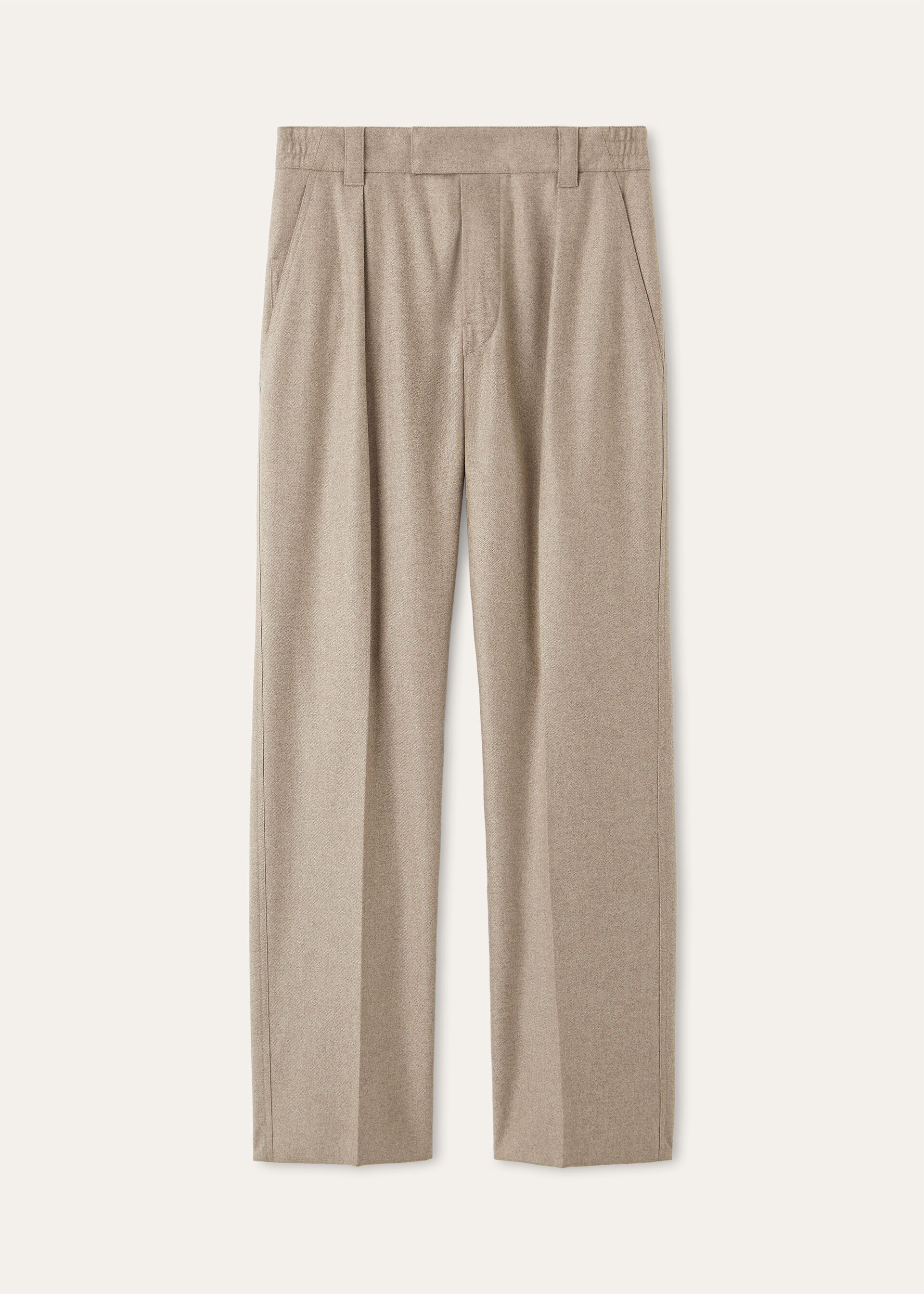 Loro Piana os11x0326 FAO7215 Reinga Pant in Grey Sand Size US 34 / EU 50 - 1 Thumbnail