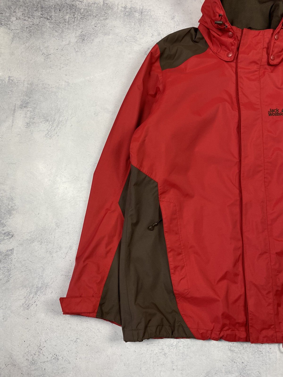 Jack Wolfskin Jack Wolfskin Texapore Outdoor Gorpcore Jacket Red Size XL Size US XL / EU 56 / 4 - 3 Thumbnail