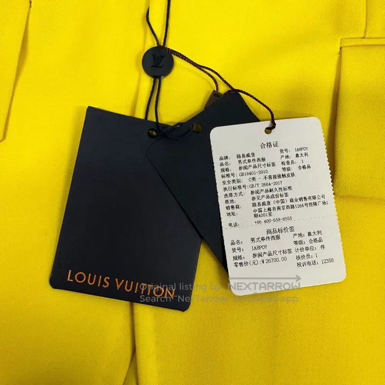 Louis Vuitton Louis Vuitton Show style lemon yellow blazer jacket Size US S / EU 44-46 / 1 - 4 Thumbnail