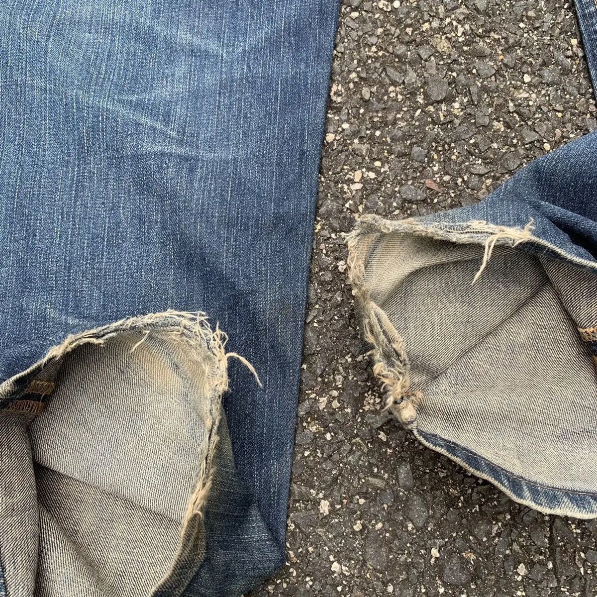 Levi's DISTRESSED DENIM🔥Levi’s 533 Jeans 35x30 Mudwash Faded Pants Size US 35 - 16 Thumbnail