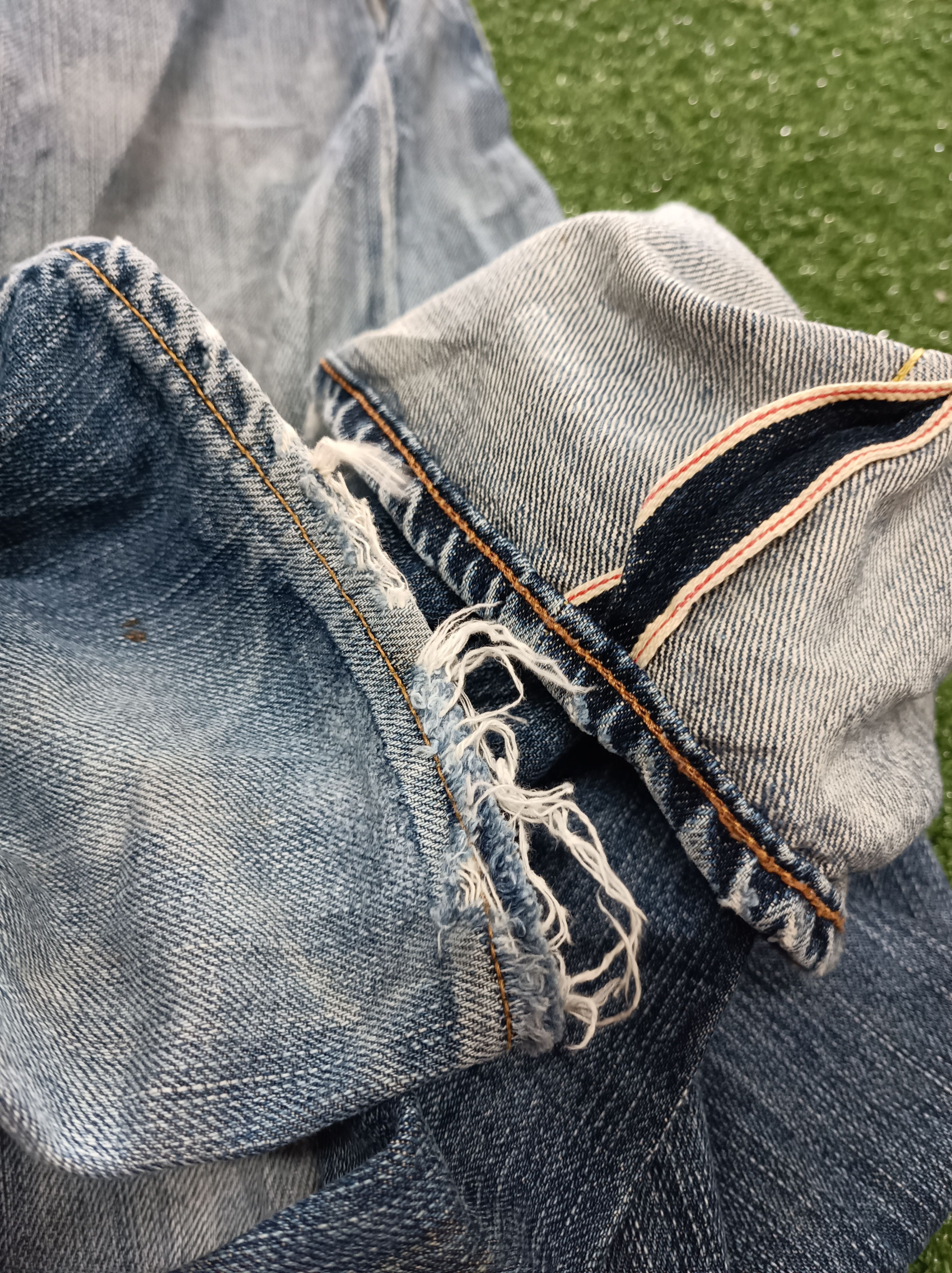 Edwin EDWIN 505zx selvage distressed denim. Size US 31 - 2 Thumbnail
