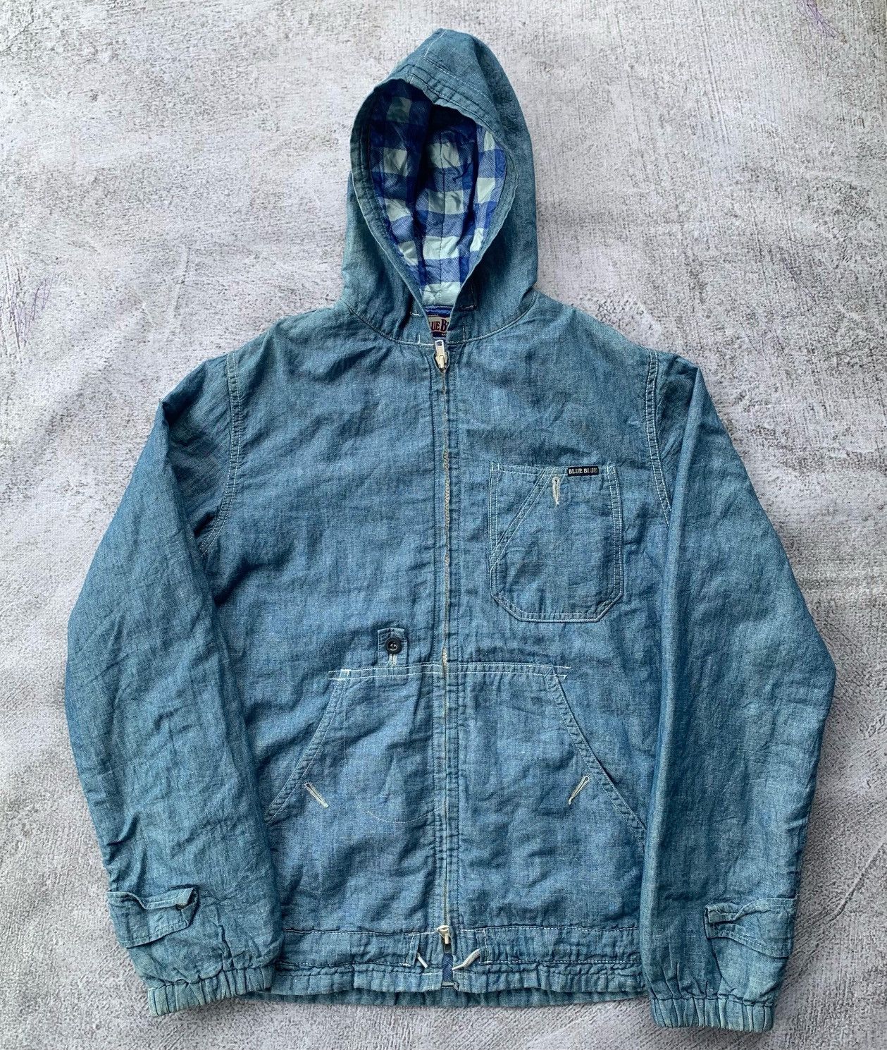 Blue Blue Japan Blue blue japan linen tartan jacket Size US M / EU 48-50 / 2 - 1 Thumbnail