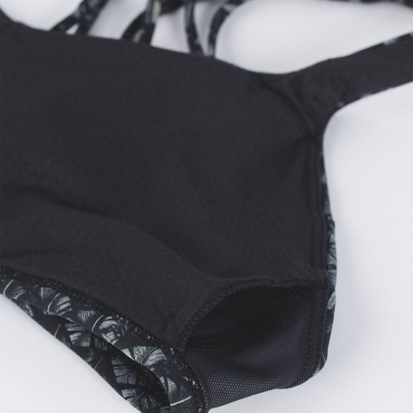 Lululemon LULULEMON Free To Be Zen Iridescent Multi Black Sports Bra Size ONE SIZE - 5 Thumbnail
