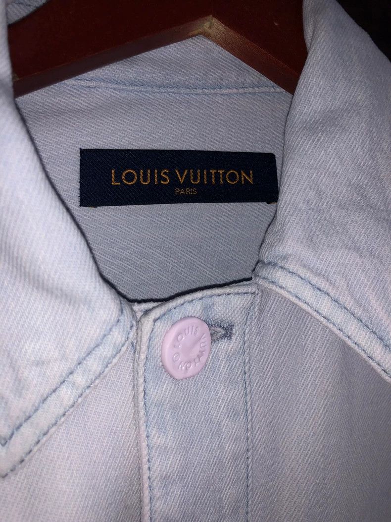 Louis Vuitton Louis Vuitton Ribbon rendered denim jacket 2501-Nextarrow Size US S / EU 44-46 / 1 - 5 Thumbnail