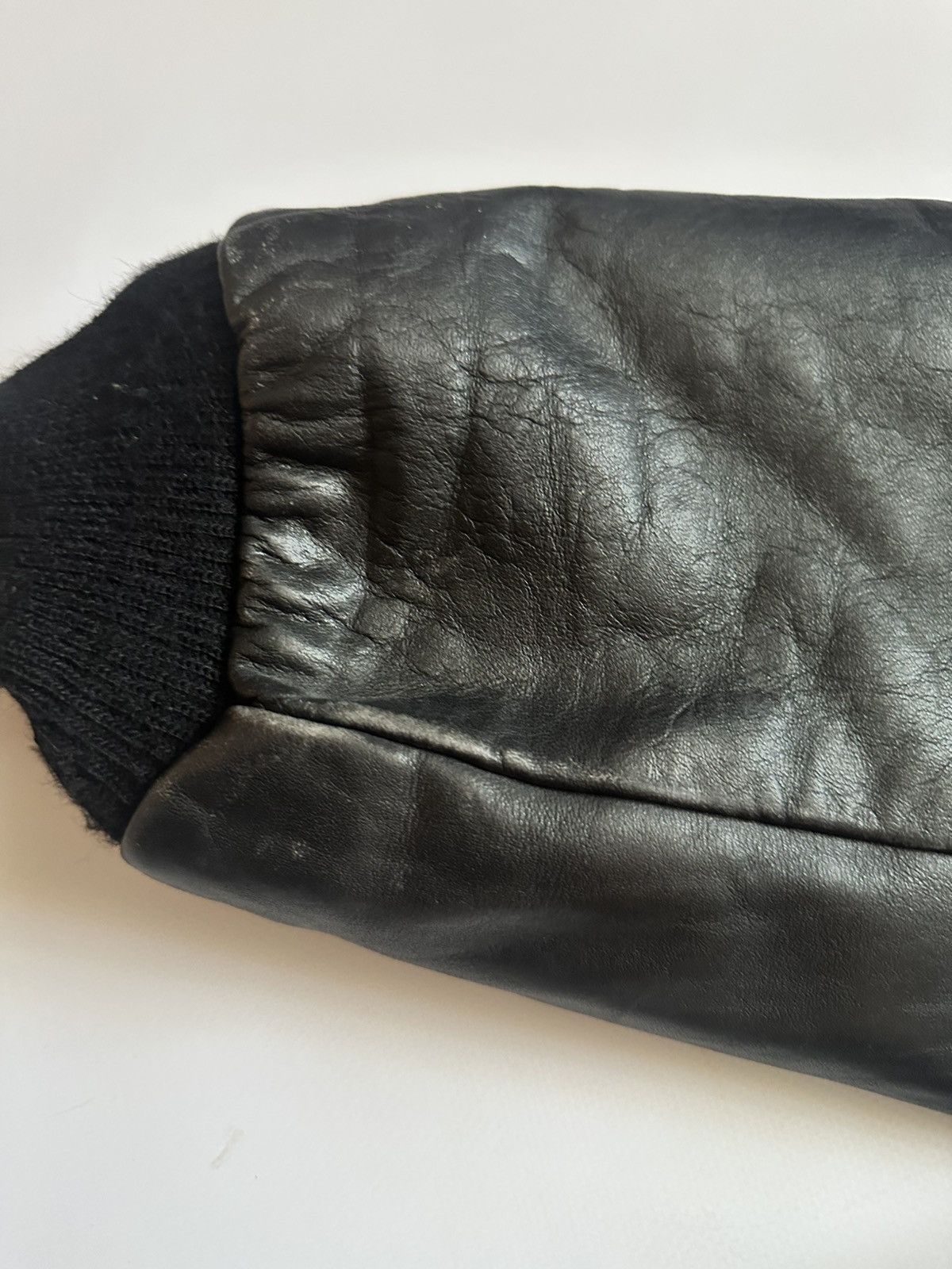 Schott VTG Schott MA-1 1949 Dark Leather Bomber Jacket USA Men Size US L / EU 52-54 / 3 - 8 Thumbnail