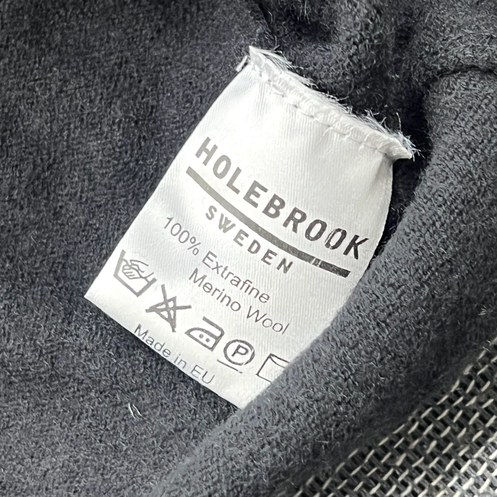 Vintage Holebrook Sweden Mens Sweater Large 100% Merino Wool V Neck Jumper Pullover Gray Shirt Mens Medium? Size US L / EU 52-54 / 3 - 5 Thumbnail