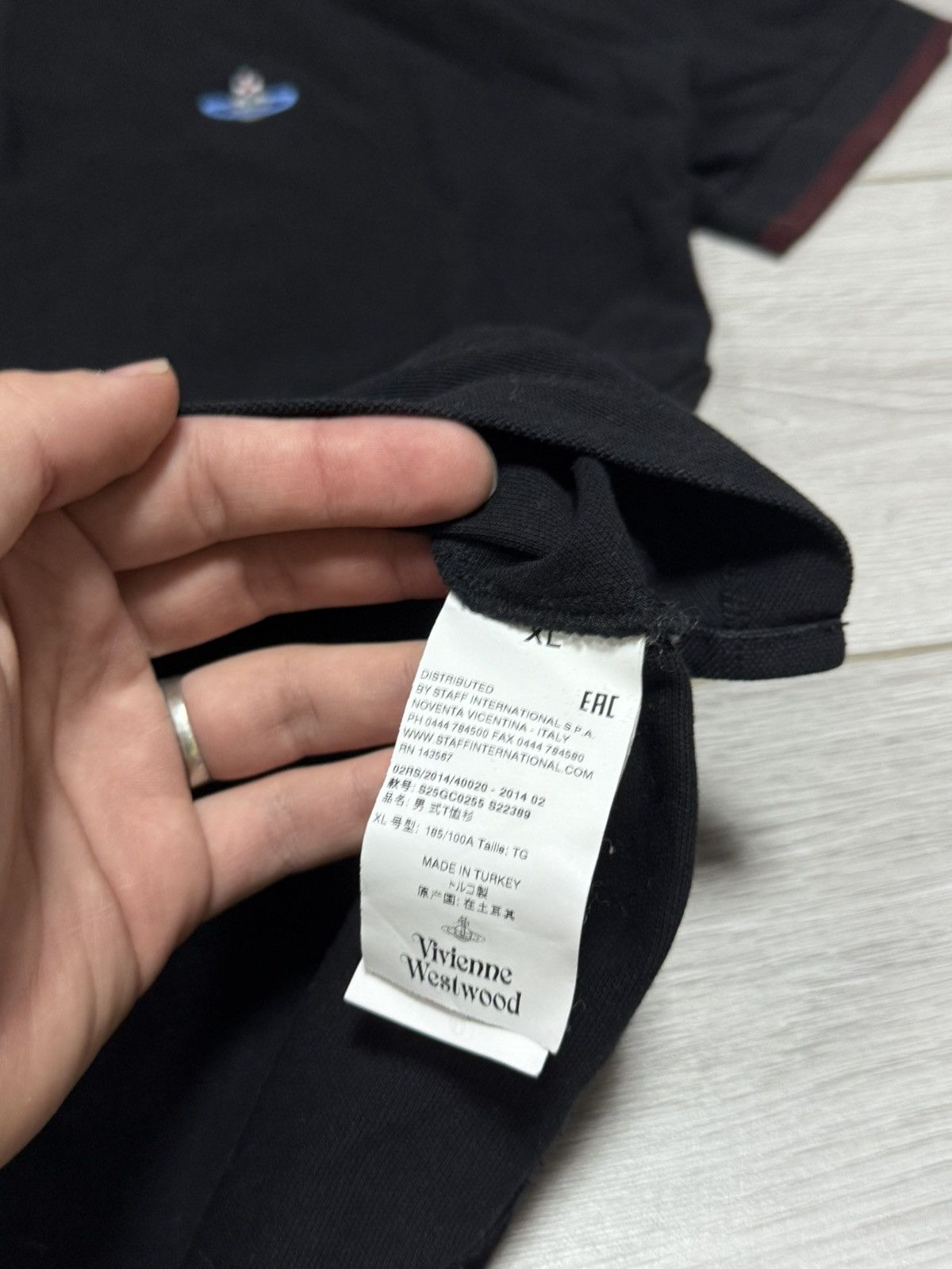 Vivienne Westwood Vivienne Westwood polo tee shirt orb Size US XL / EU 56 / 4 - 5 Thumbnail
