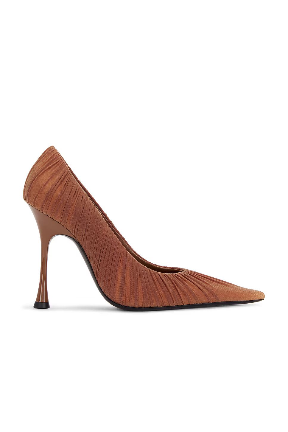 Saint Laurent Paris o1tr1nto0326 805750 Emmanuelle Pumps Heels in Draped Jersey Size US 8.5 / IT 38.5 - 6 Thumbnail