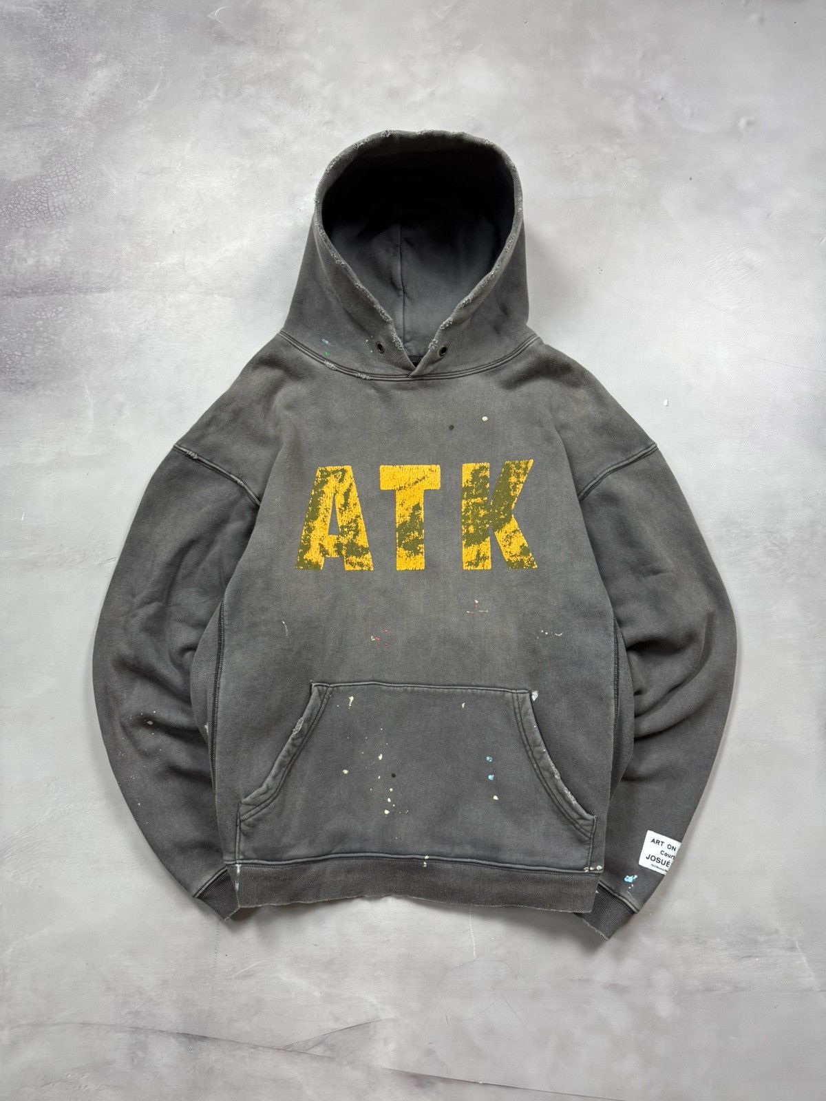 Gallery Dept. Gallery Dept ATK DISTRESSED LOGO HOODIE | Grailed