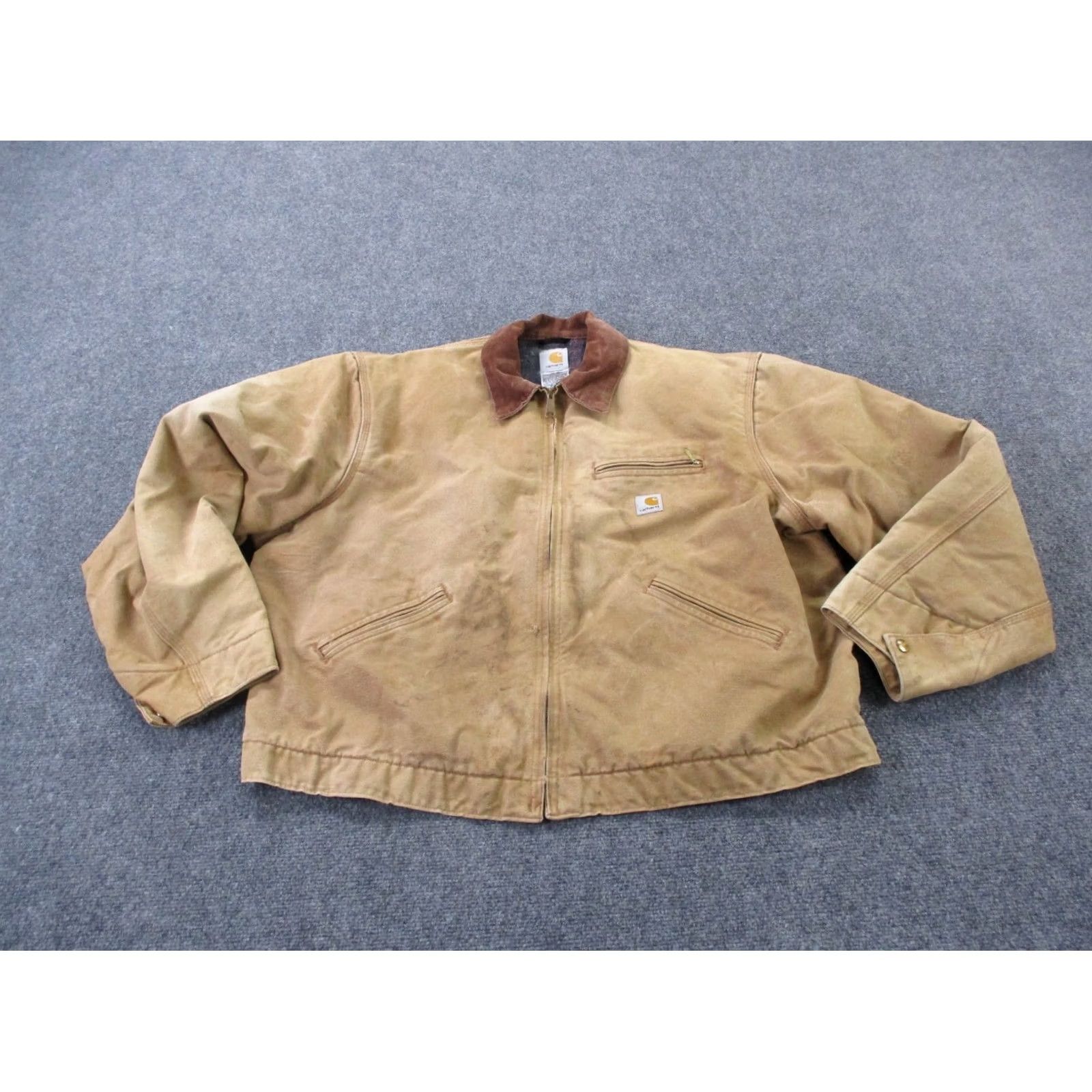 Carhartt Vintage Carhartt Jacket Mens 52 Detroit Blanket Lined Workwear Heavy Duty J01 Size US L / EU 52-54 / 3 - 2 Thumbnail
