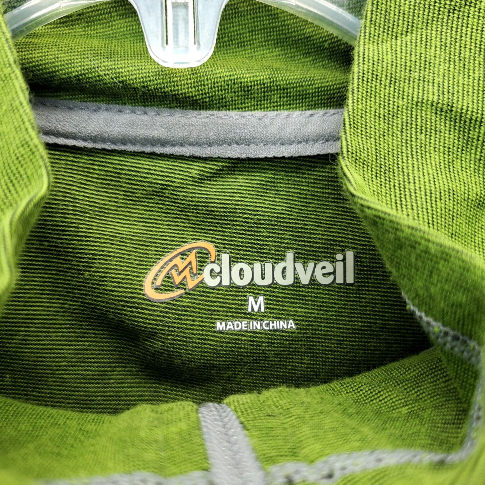 Vintage Cloudveil Active Shirt Mens M Green Cotton Long Sleeve Mock Neck Pullover Size US M / EU 48-50 / 2 - 5 Thumbnail