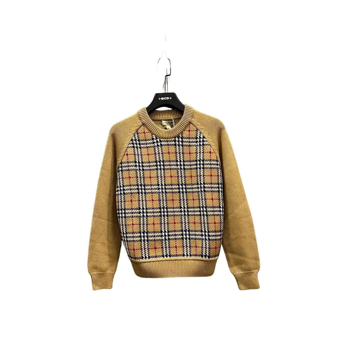 Burberry Burberry Check Jacquard Merino Wool Sweater M Size M / US 6-8 / IT 42-44 - 1 Thumbnail