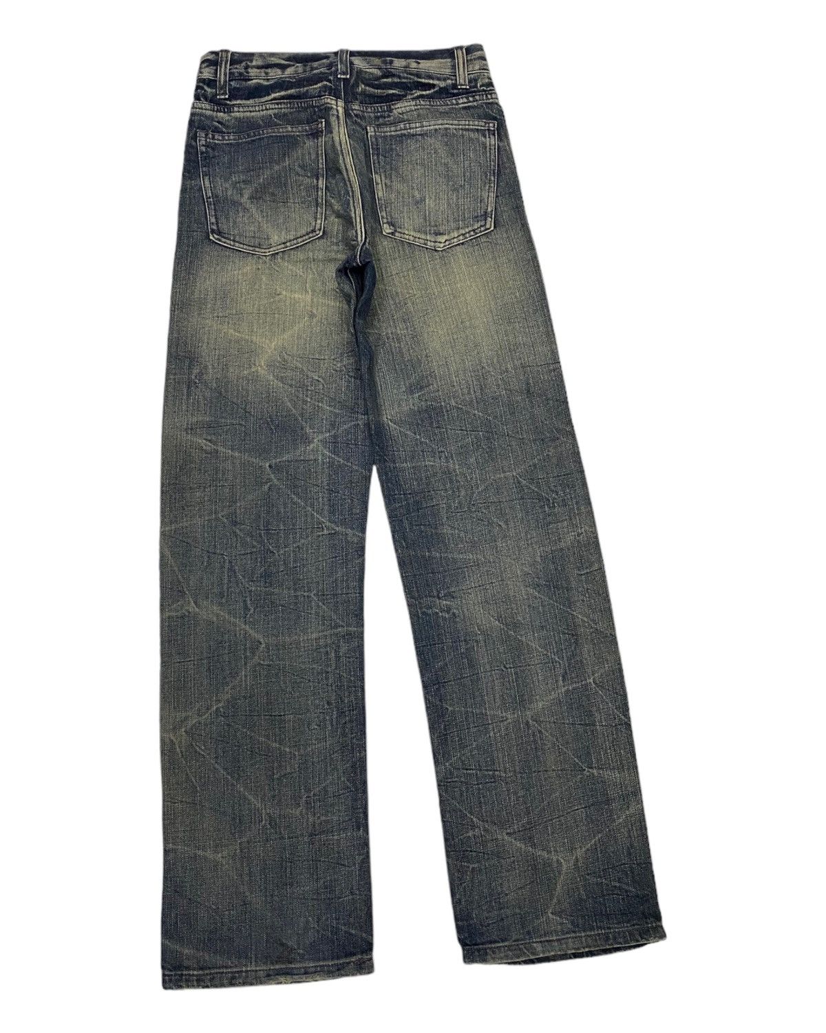 Japanese Brand × Undercover 🔥UNDERCOVER UNIQLO CUSTOM DISTRESSED DENIM JEANS Size US 26 / EU 42 - 4 Thumbnail