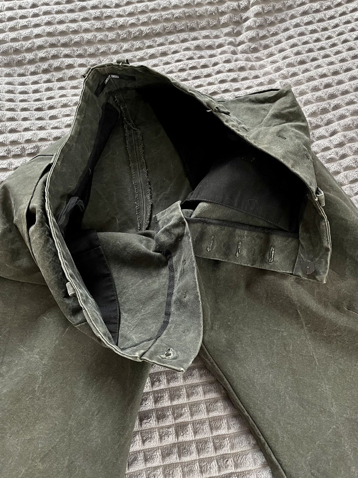 Lumen Et Umbra Lumen et Umbra Cold Dyed Zip Pant Trousers Size 48 Size US 32 / EU 48 - 11 Thumbnail