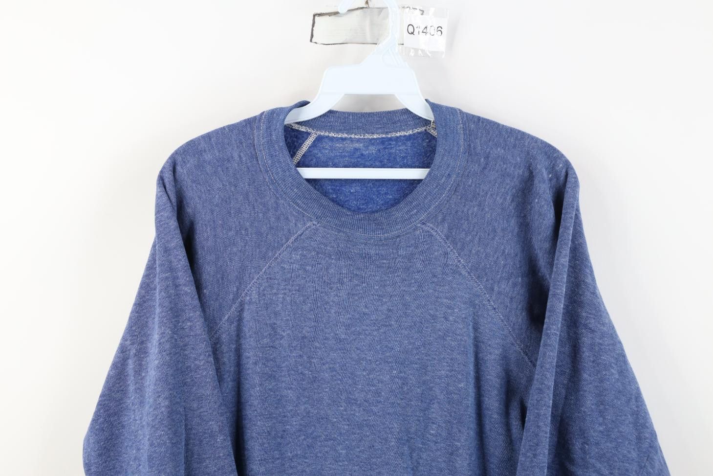 Vintage Vintage 70s Streetwear Blank Raglan Crewneck Sweatshirt USA Size M / US 6-8 / IT 42-44 - 2 Thumbnail