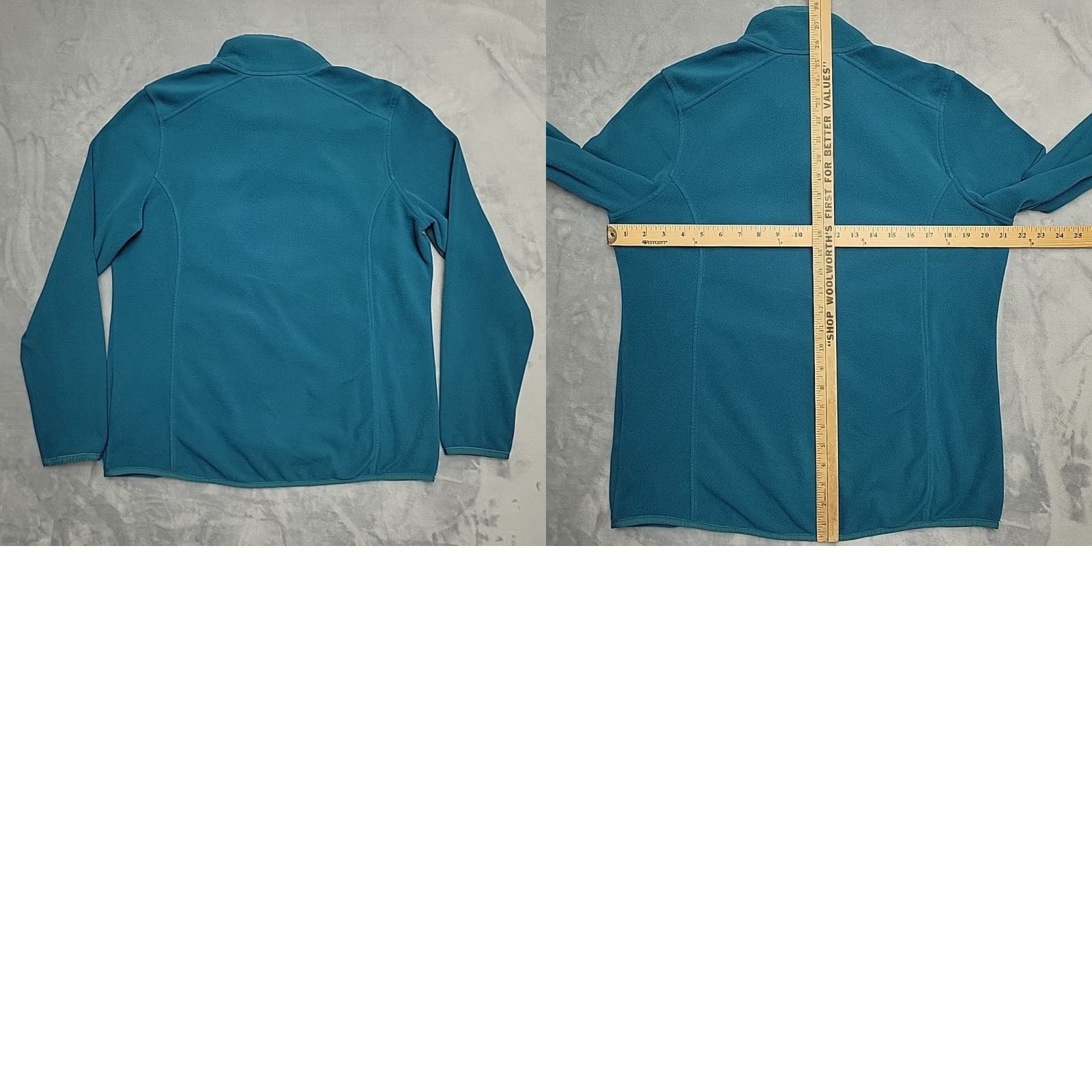 Vintage VINTAGE LL Bean Sweater Women L Teal 1/4 Zip Long Sleeve Fleece Outdoors Casual Pullover Size L / US 10 / IT 46 - 8 Thumbnail