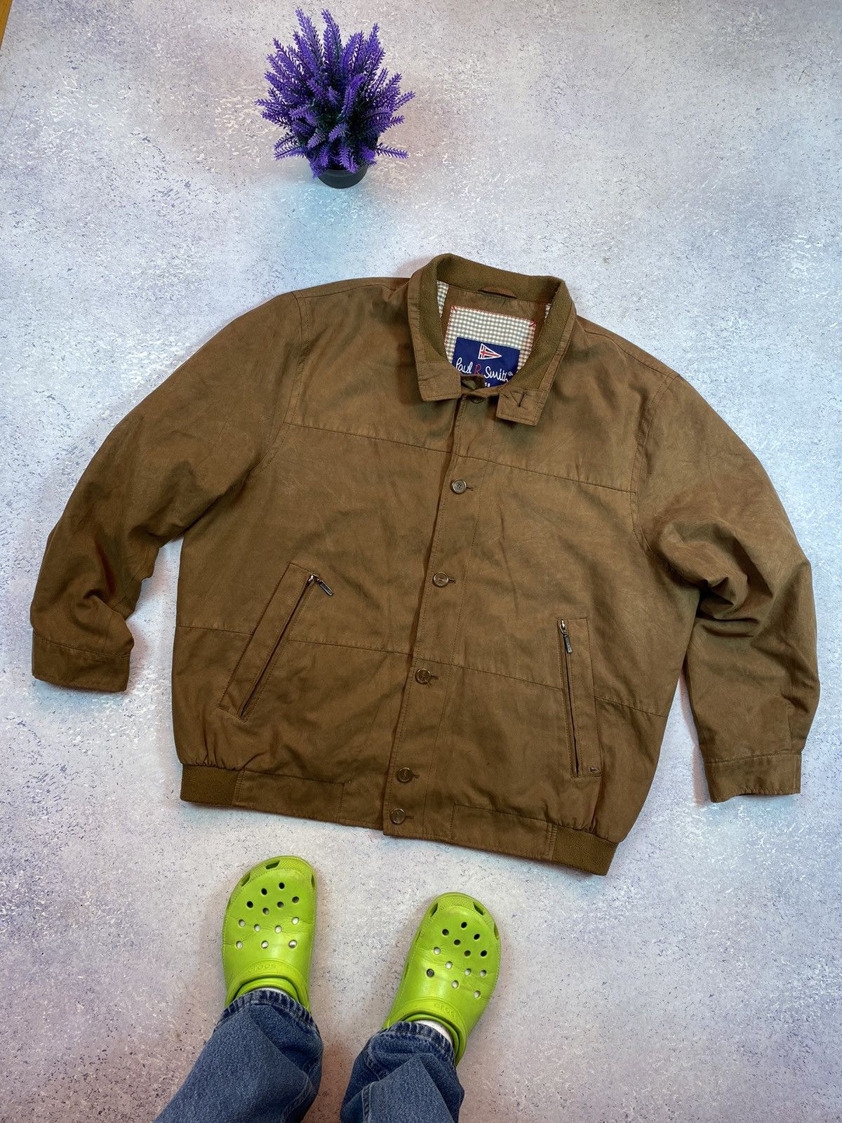 Designer × Paul Smith × Paul Smith Red Ear Paul R Smith Men’s Brown Jacket Size 58 Size US XXL / EU 58 / 5 - 1 Thumbnail