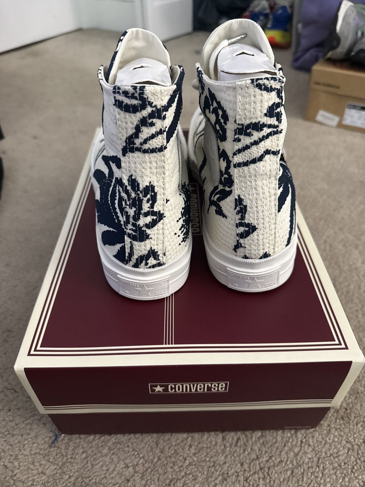 Converse Converse First String Hi Floral Size US 11 / EU 44 - 3 Thumbnail