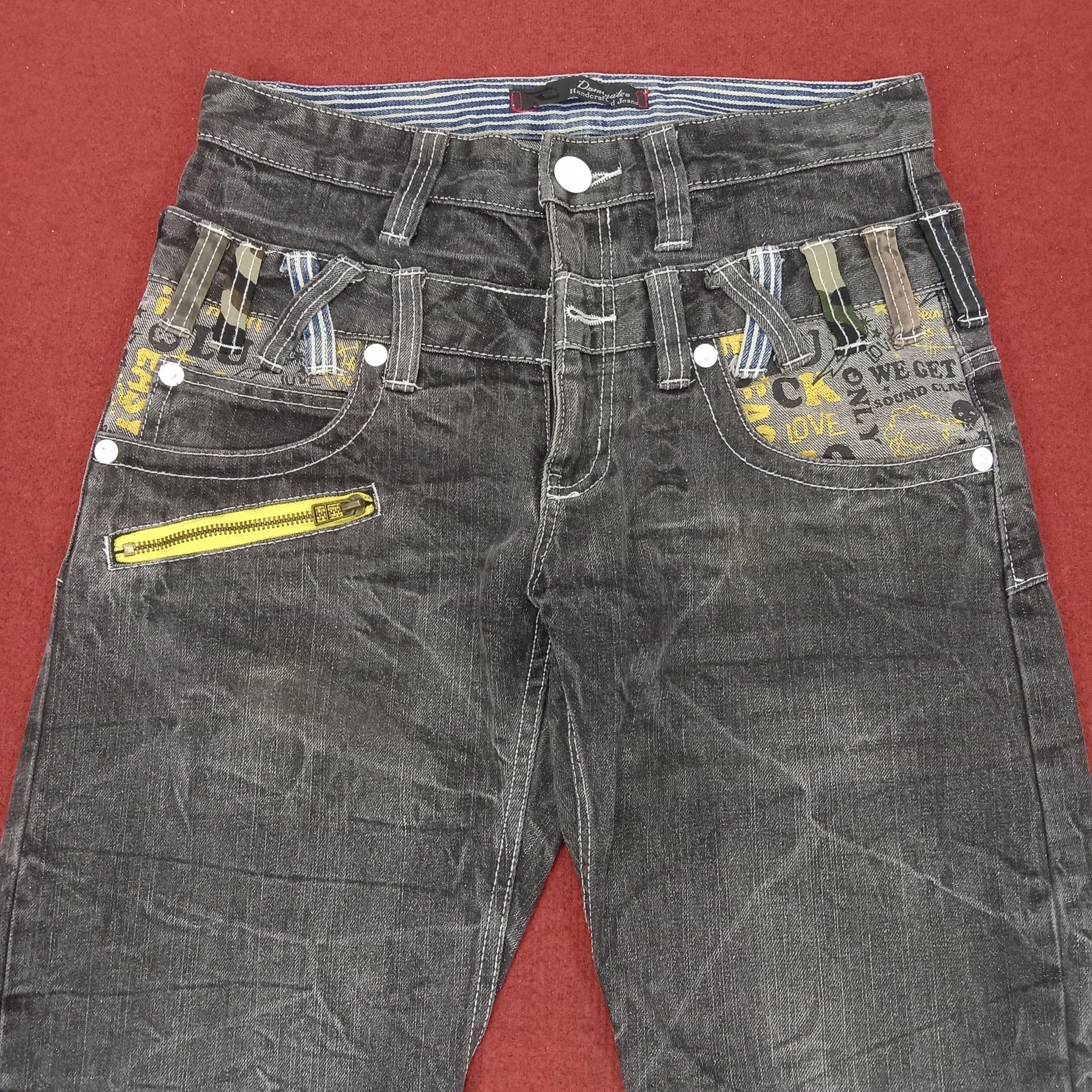If Six Was Nine × Vintage Dominate Handcrafted Jeans Fashion Style Rare Design Size US 29 - 2 Thumbnail